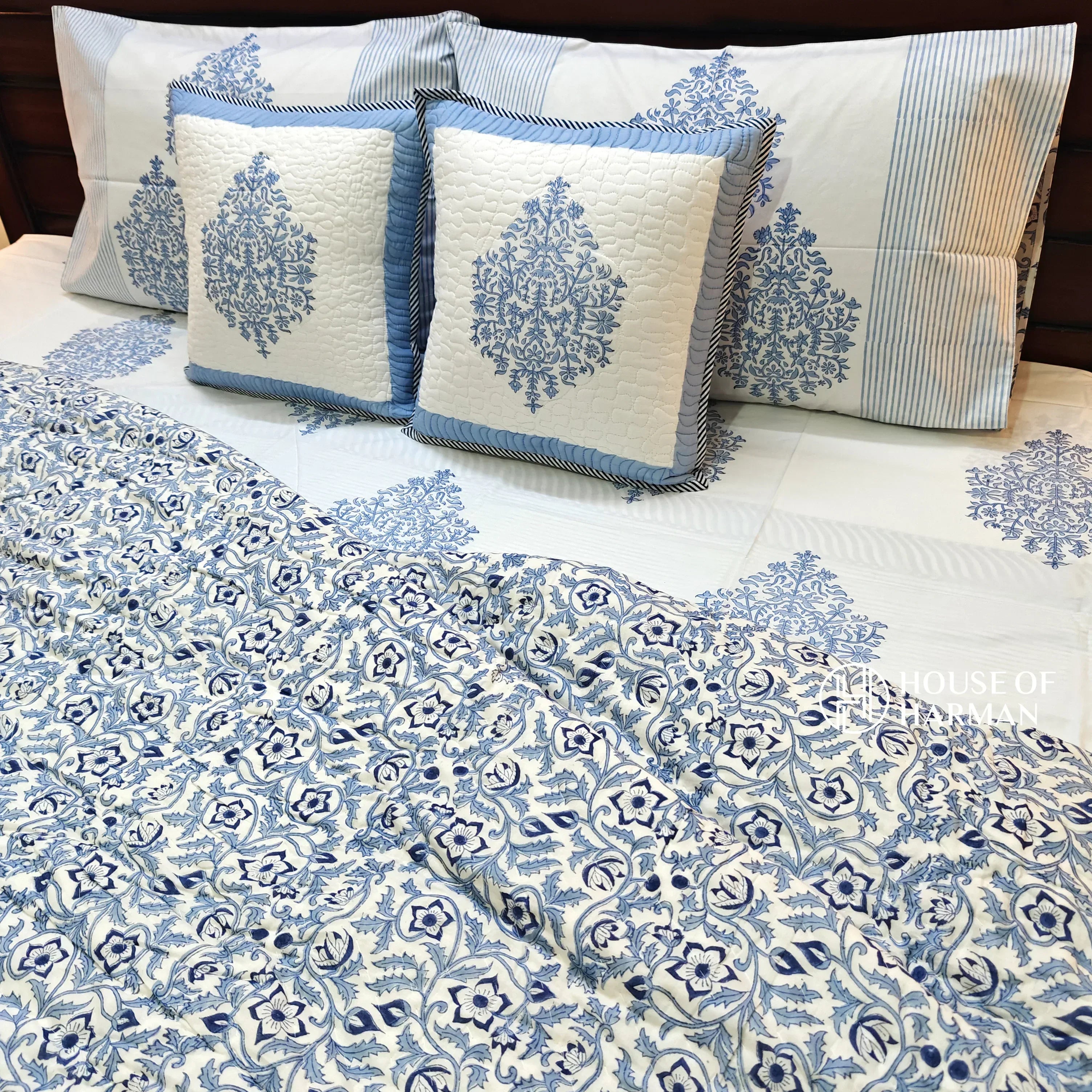 Bluebell Elegance Quilt - HOUSE OF HARMAN