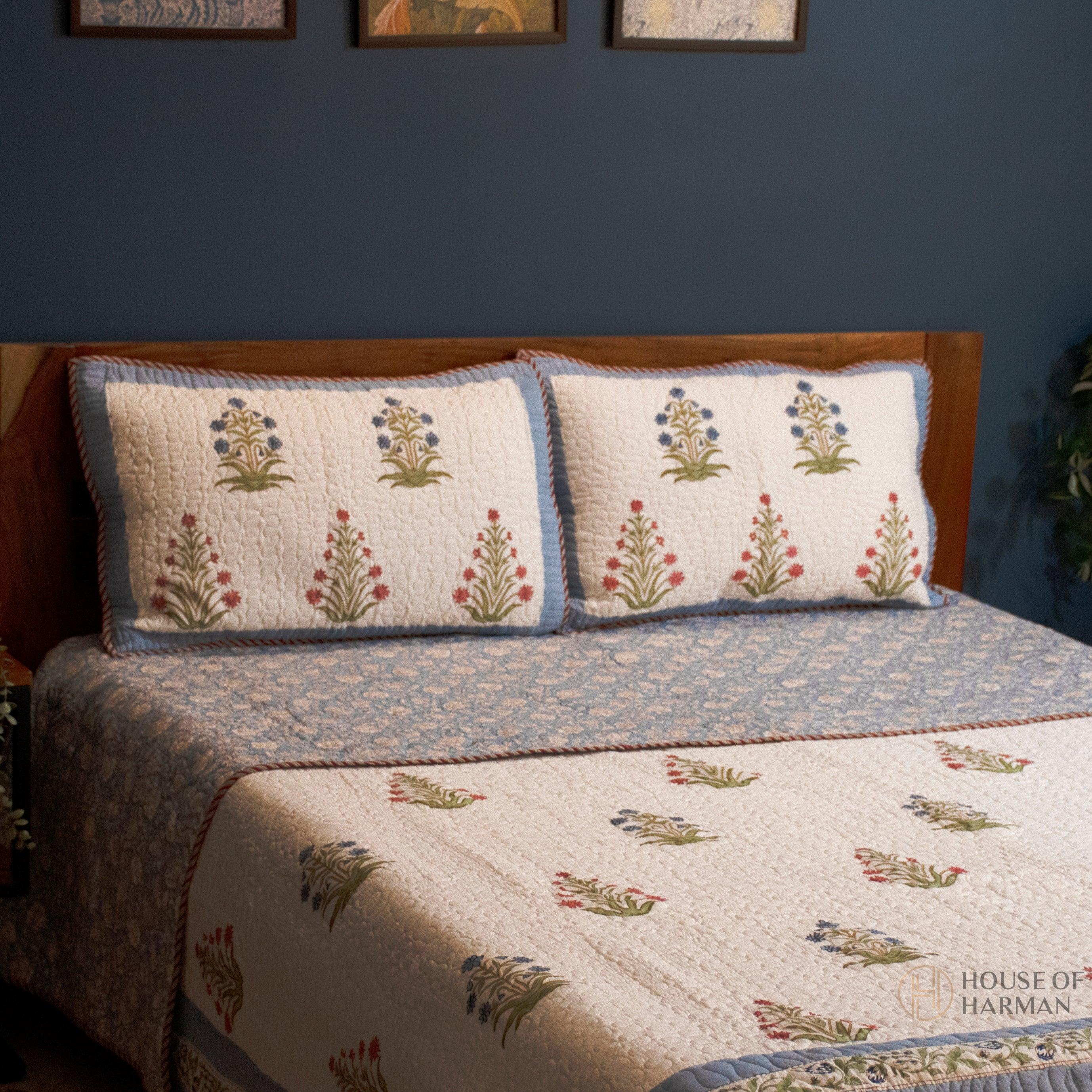 Nargis Bloom Bedcover - HOUSE OF HARMAN