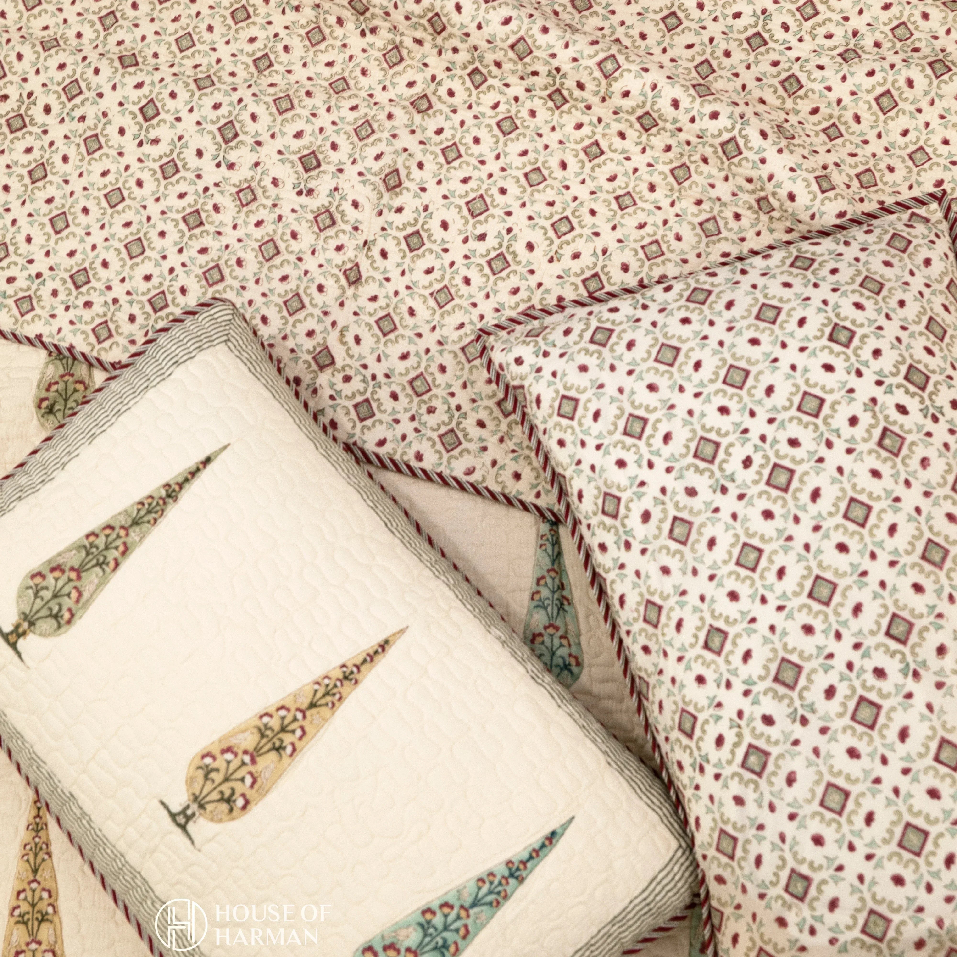 Whispering Timeless Pines Bedcover - HOUSE OF HARMAN