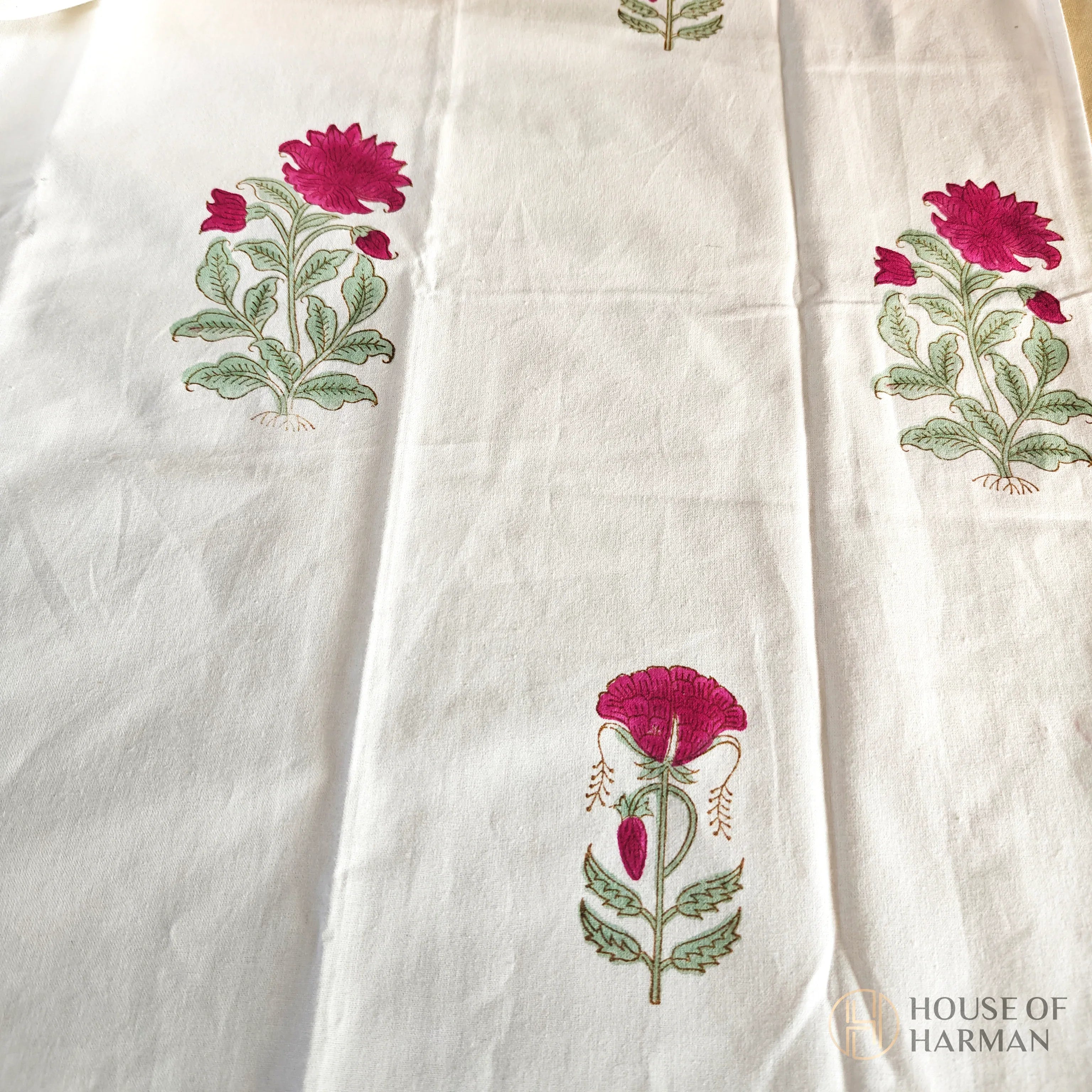 Block Print Curtain - HOUSE OF HARMAN