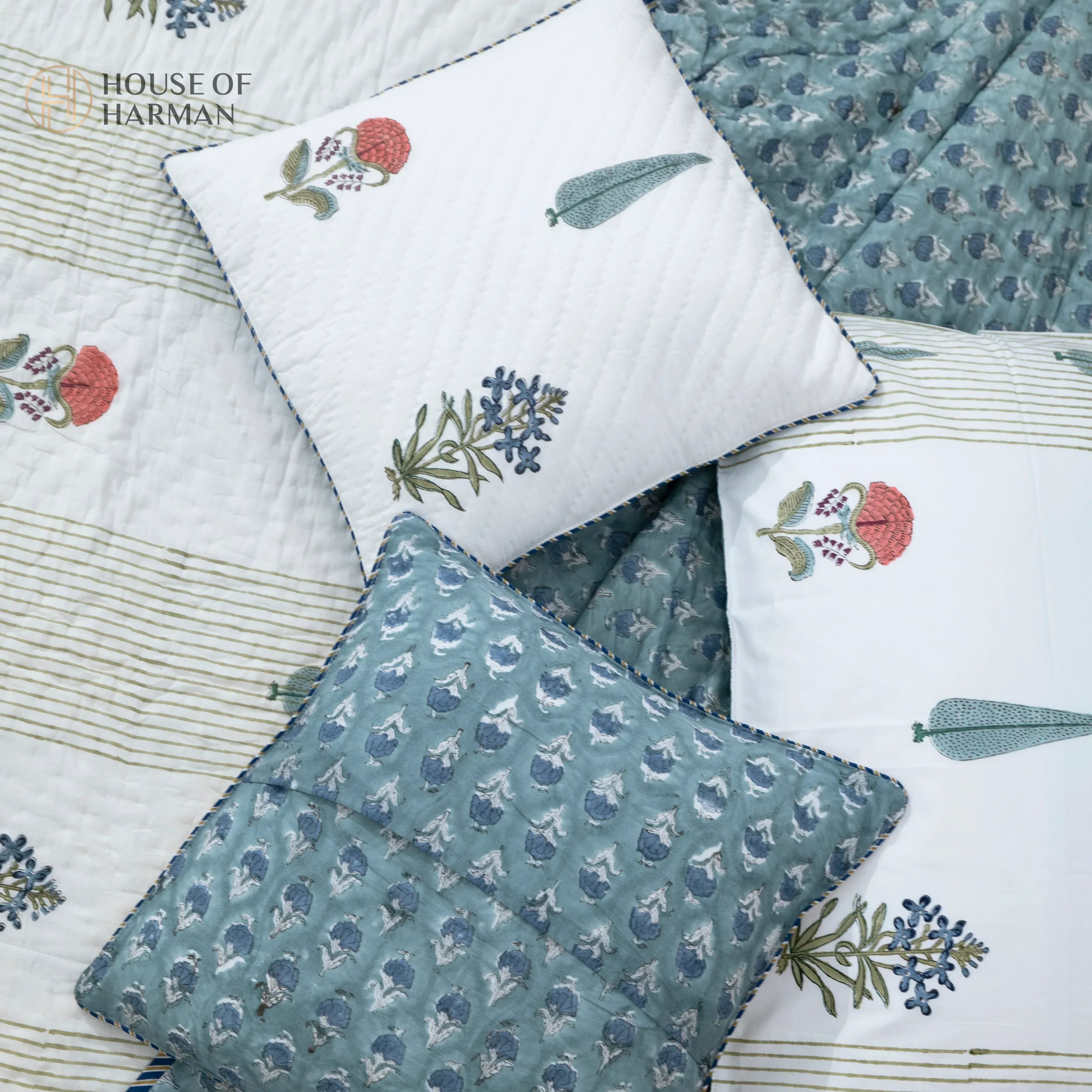 Meadow Breeze Elegance Quilt - HOUSE OF HARMAN