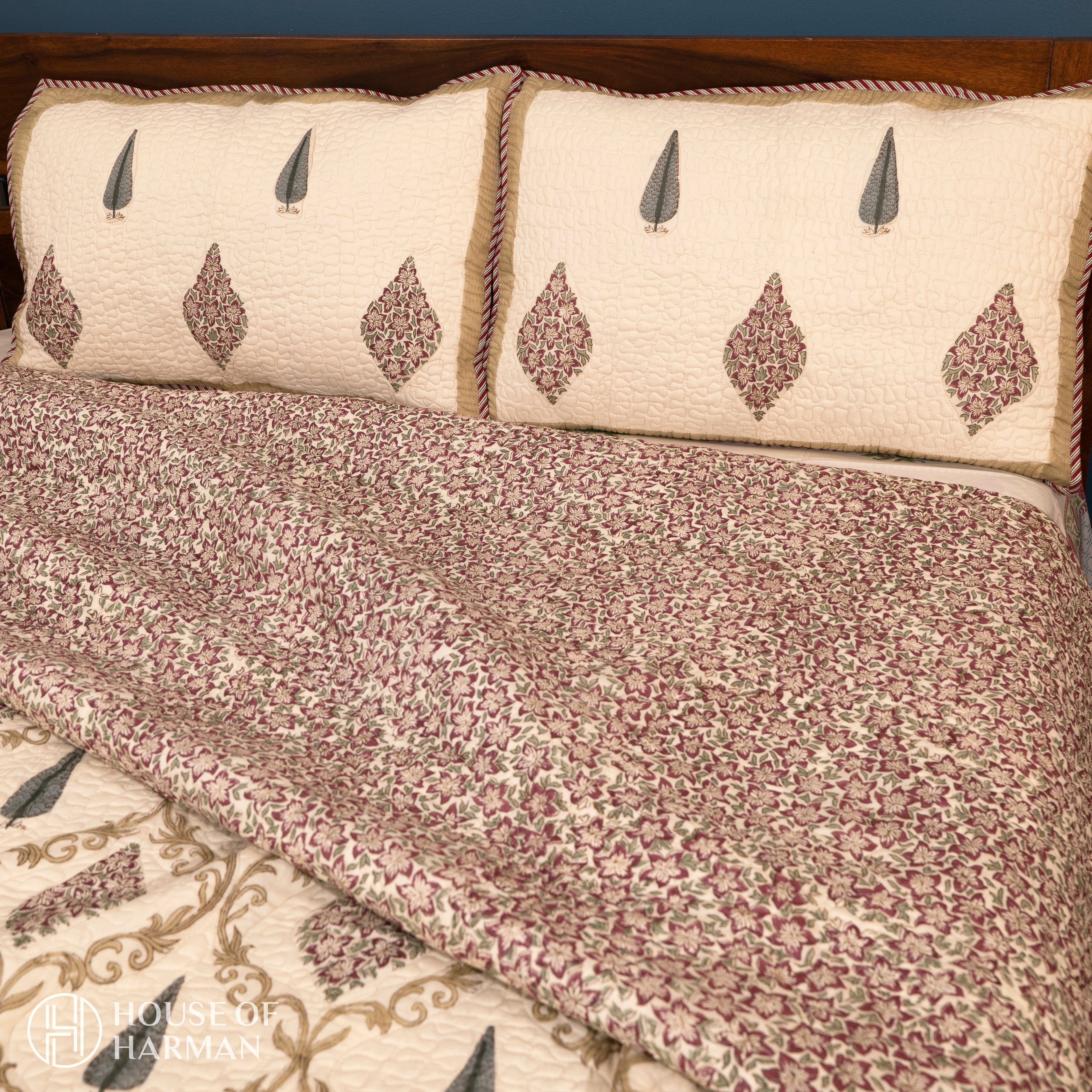 Mughal Baroque Bedcover