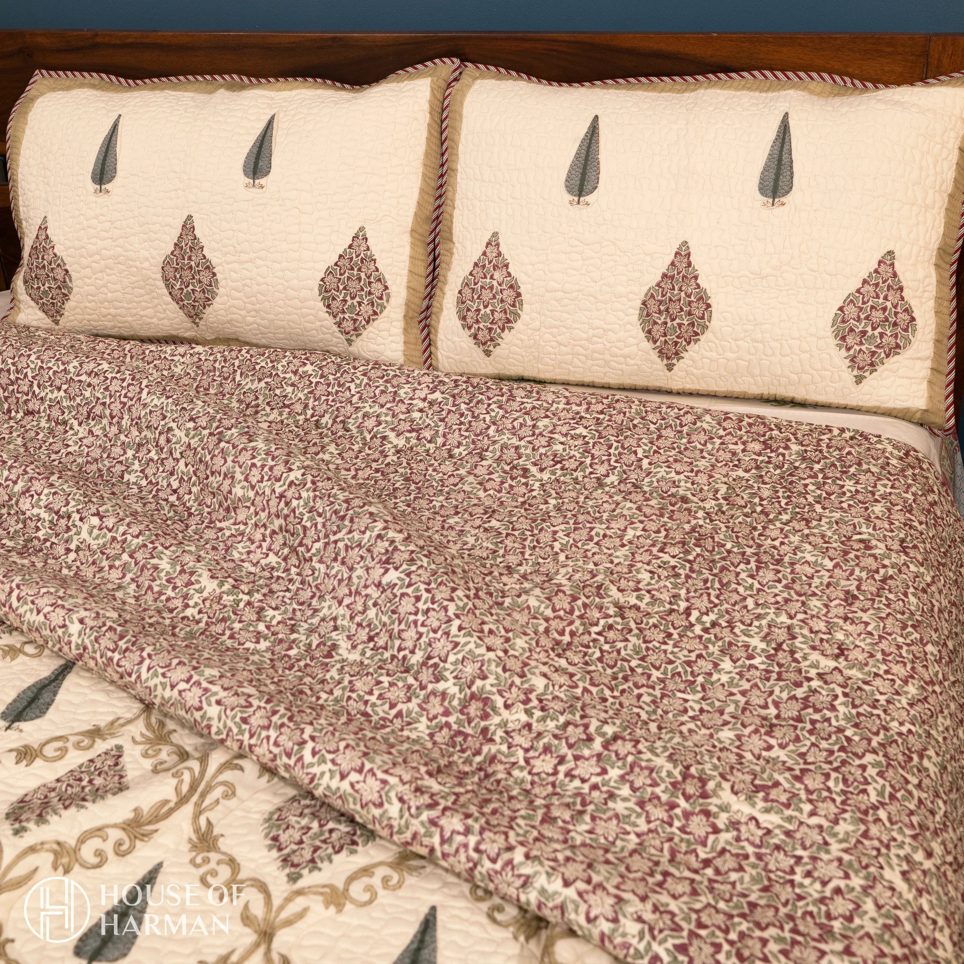 Mughal Baroque Bedcover - HOUSE OF HARMAN