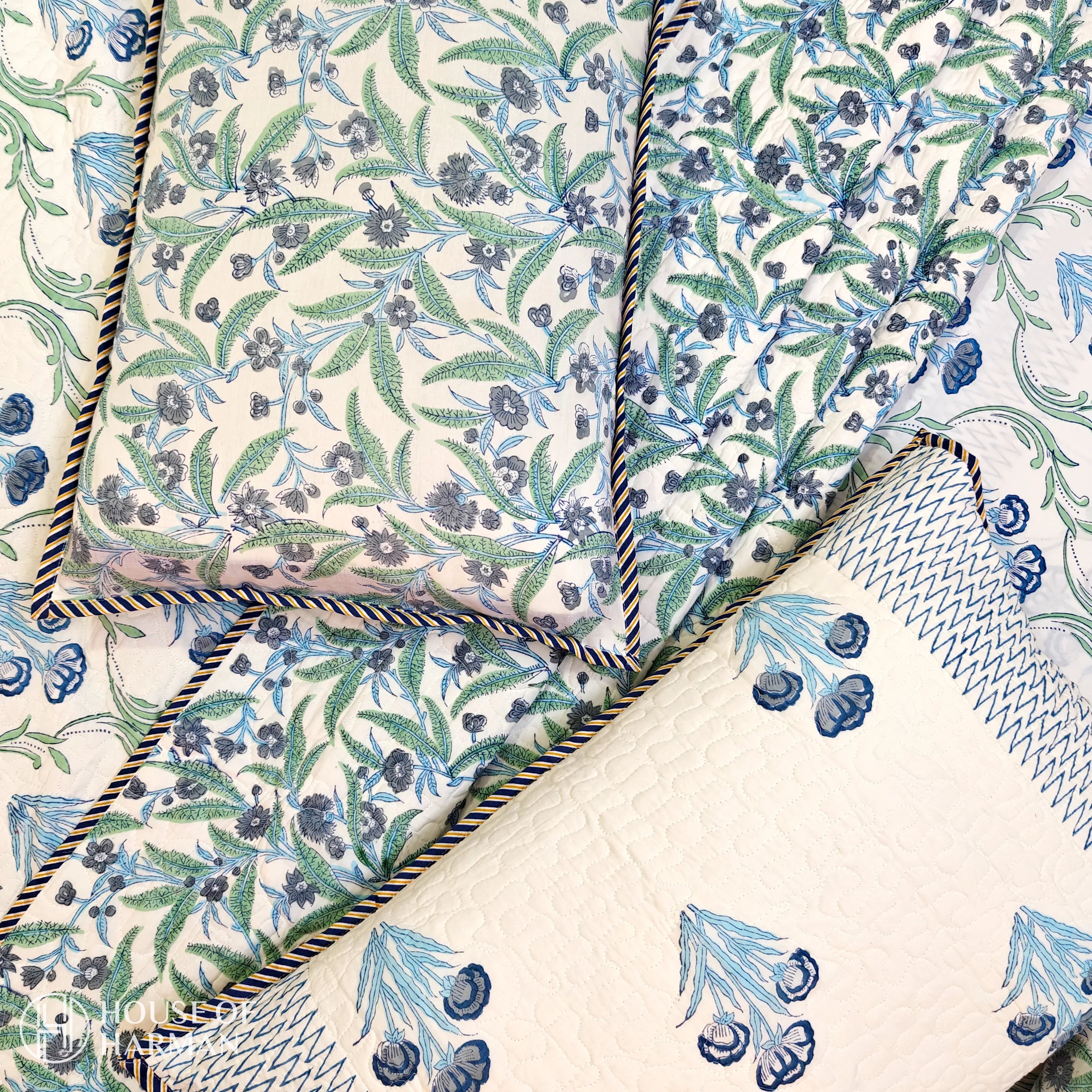 Azure Dreams Bedcover - HOUSE OF HARMAN