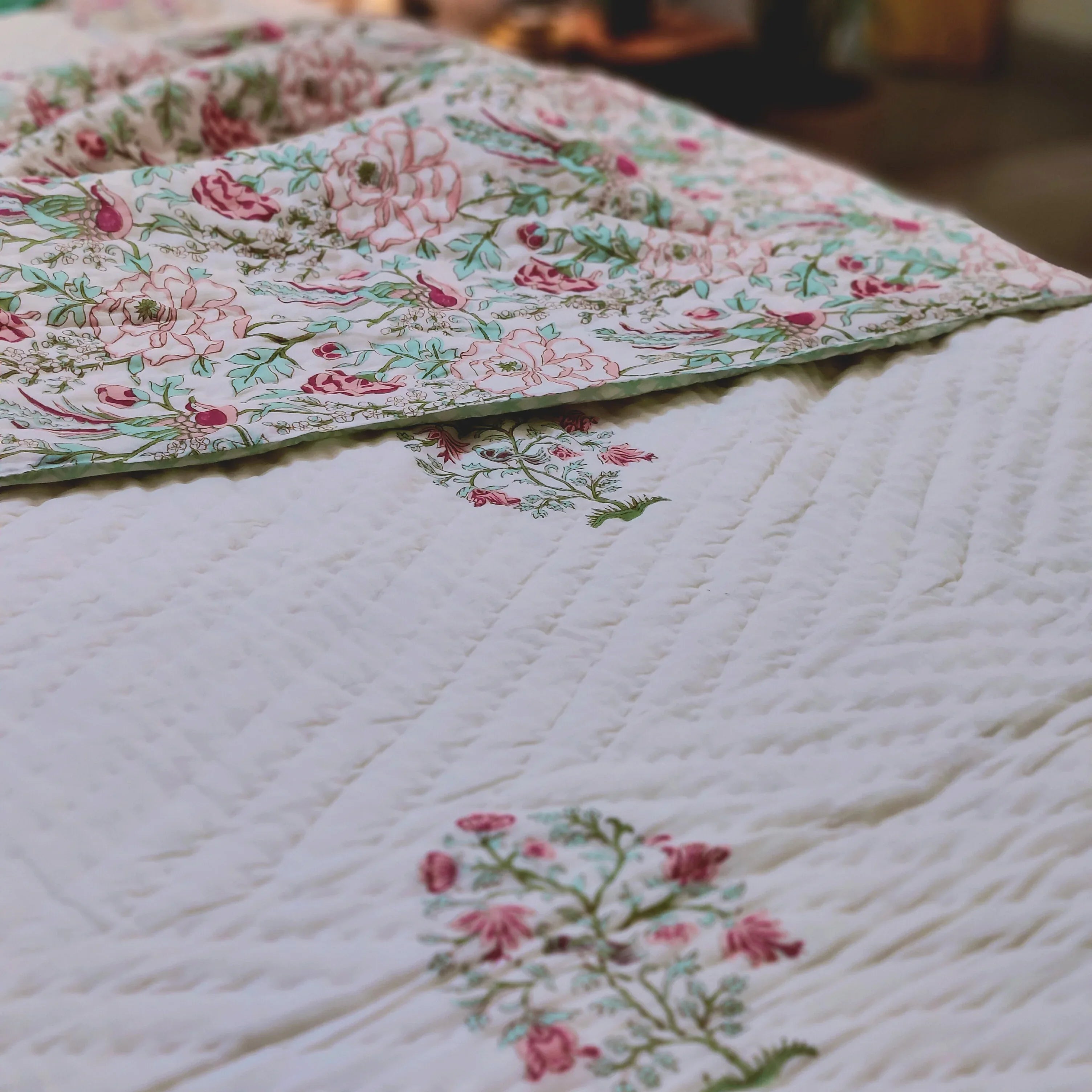 Maira Gulaab Bagh Quilt - HOUSE OF HARMAN