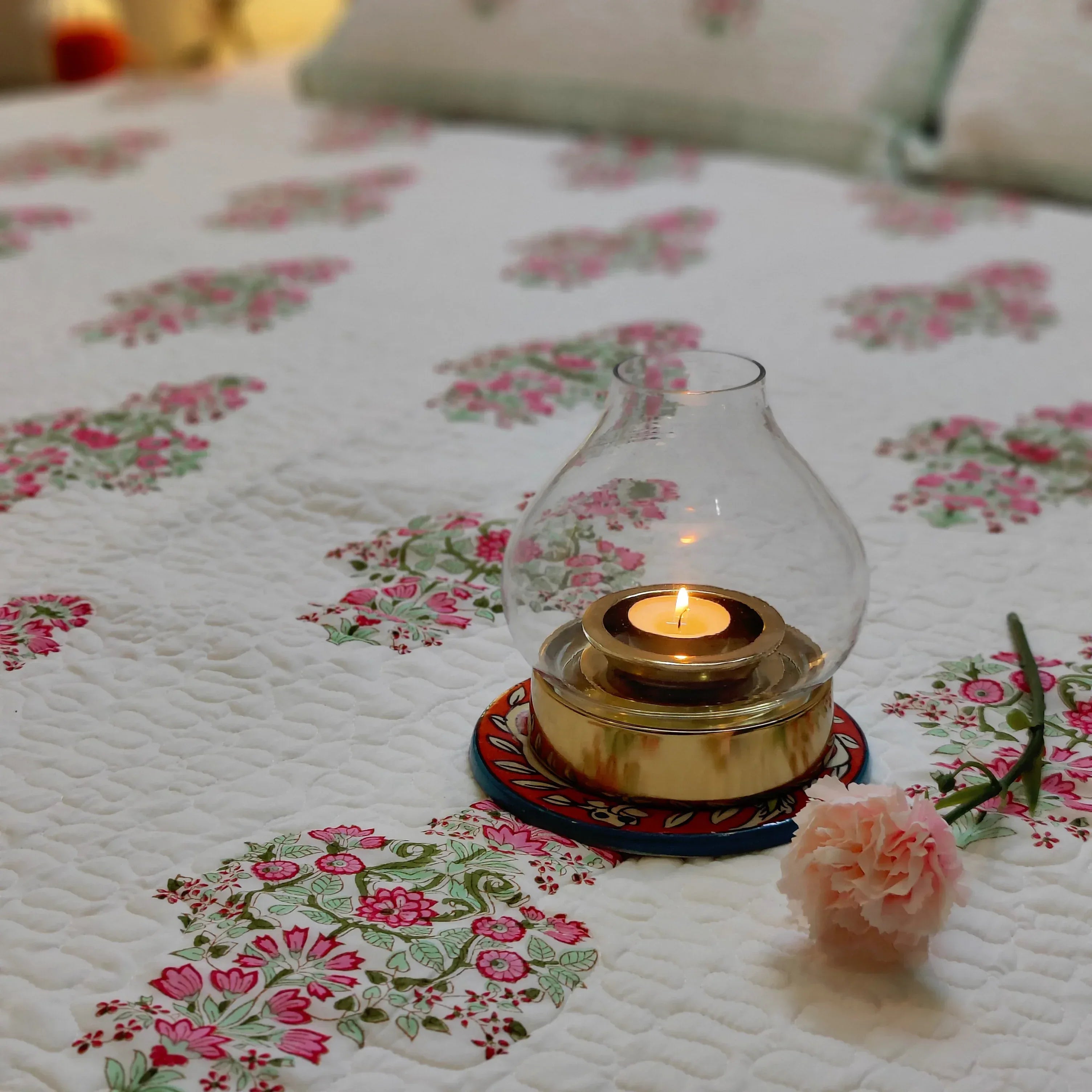 Gulmohar Blossom Bedcover - HOUSE OF HARMAN