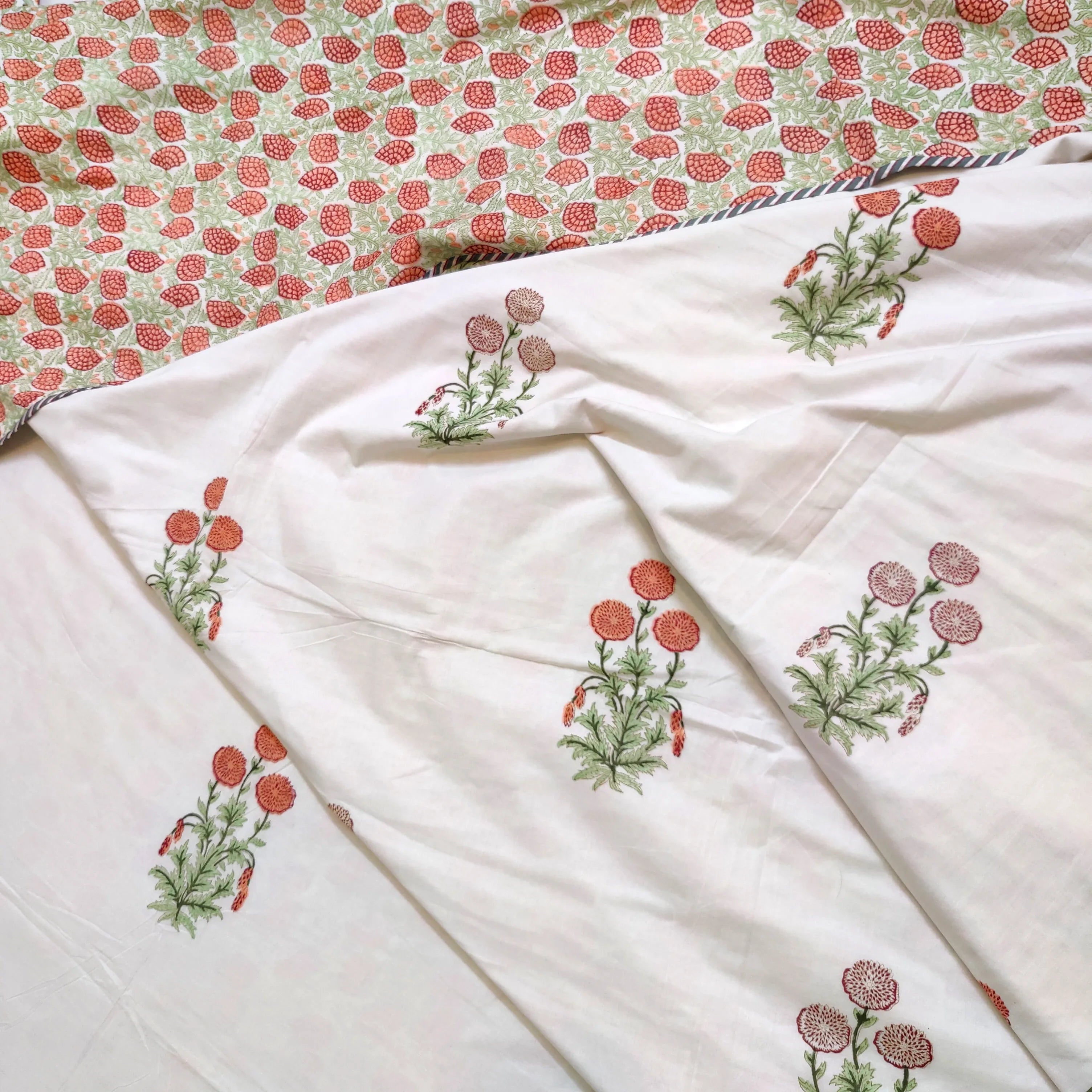 Sunlit Rustic Garden Dohar - HOUSE OF HARMAN