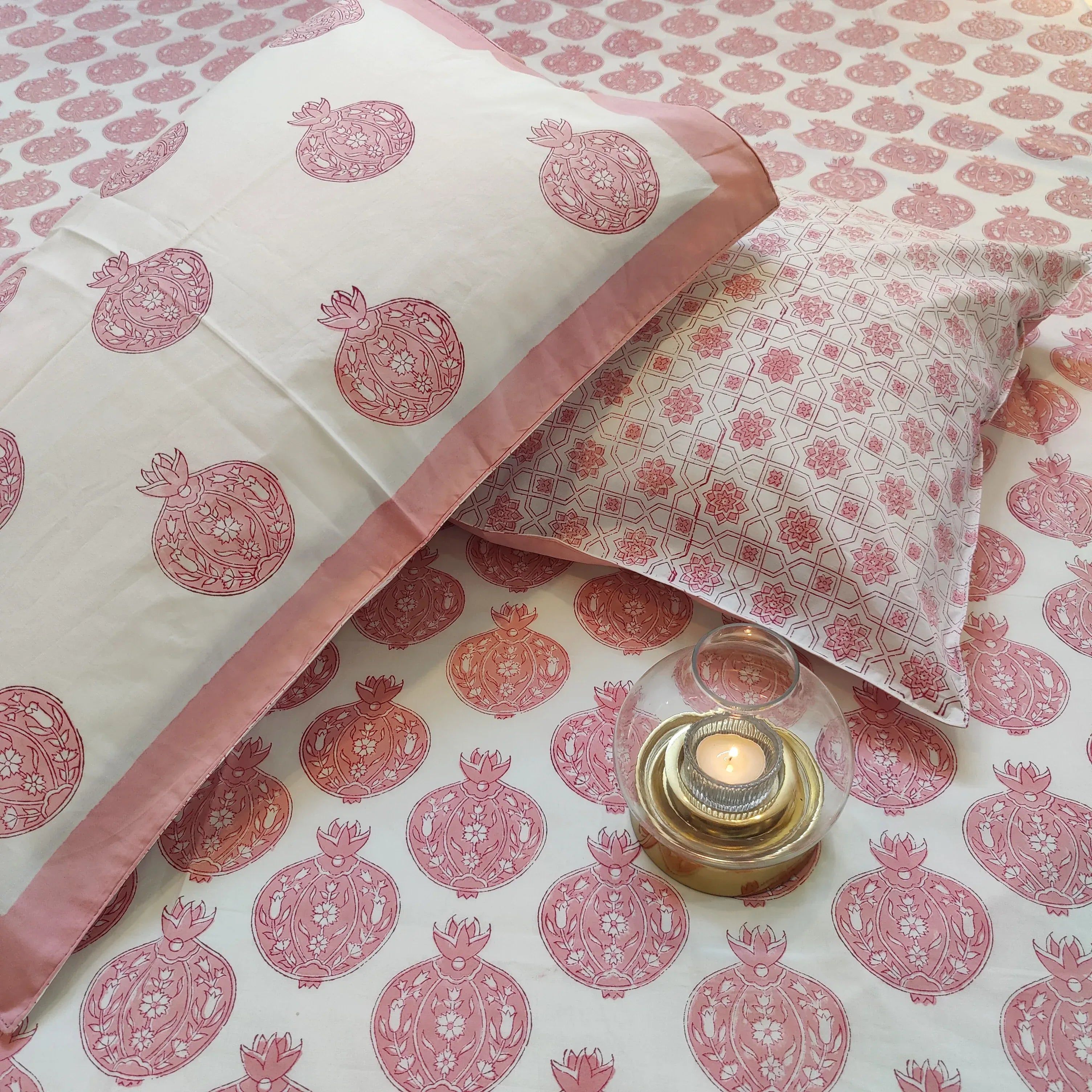 Pomegranate Party Bedsheet - HOUSE OF HARMAN