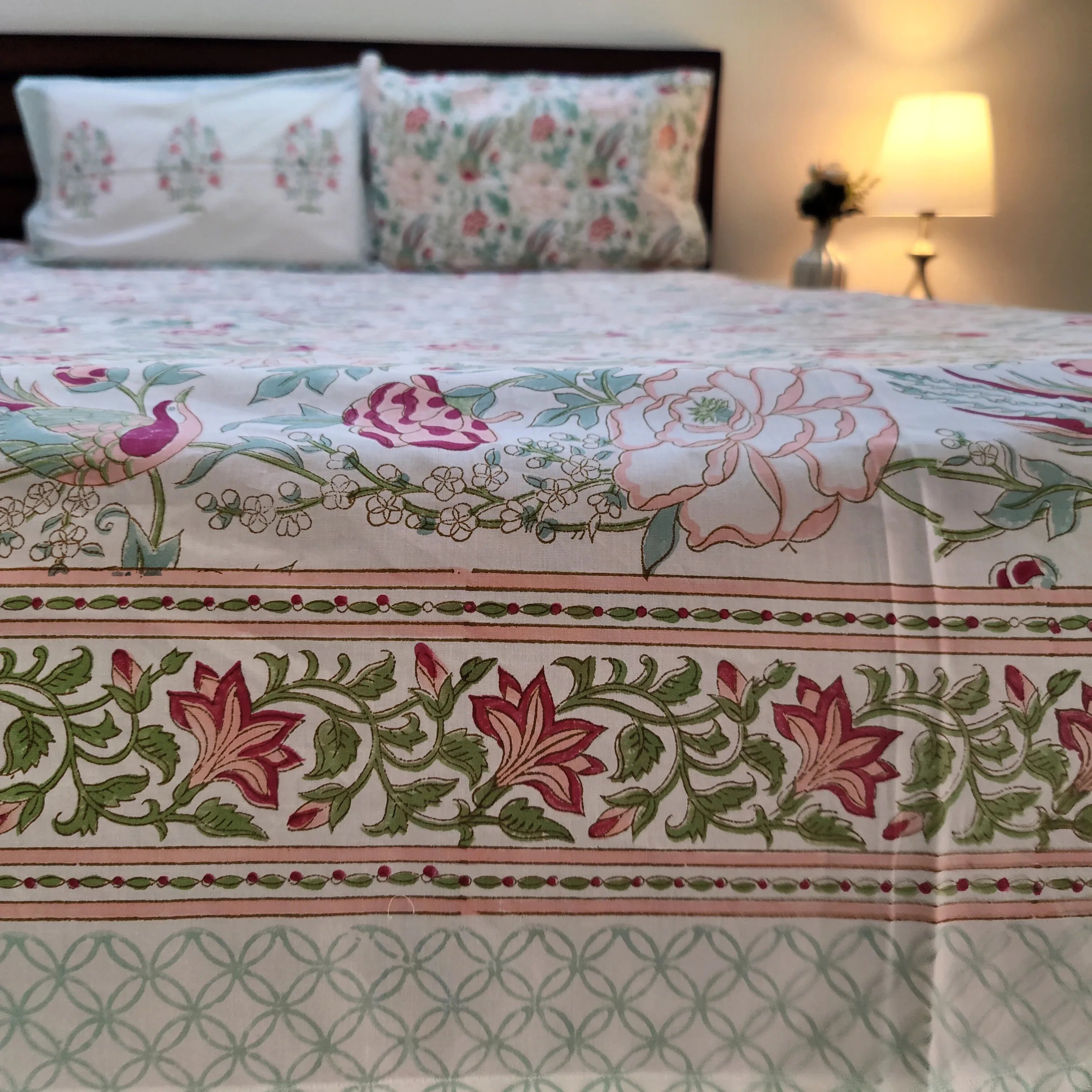 Maira Gulaab Bagh Bedsheet - HOUSE OF HARMAN
