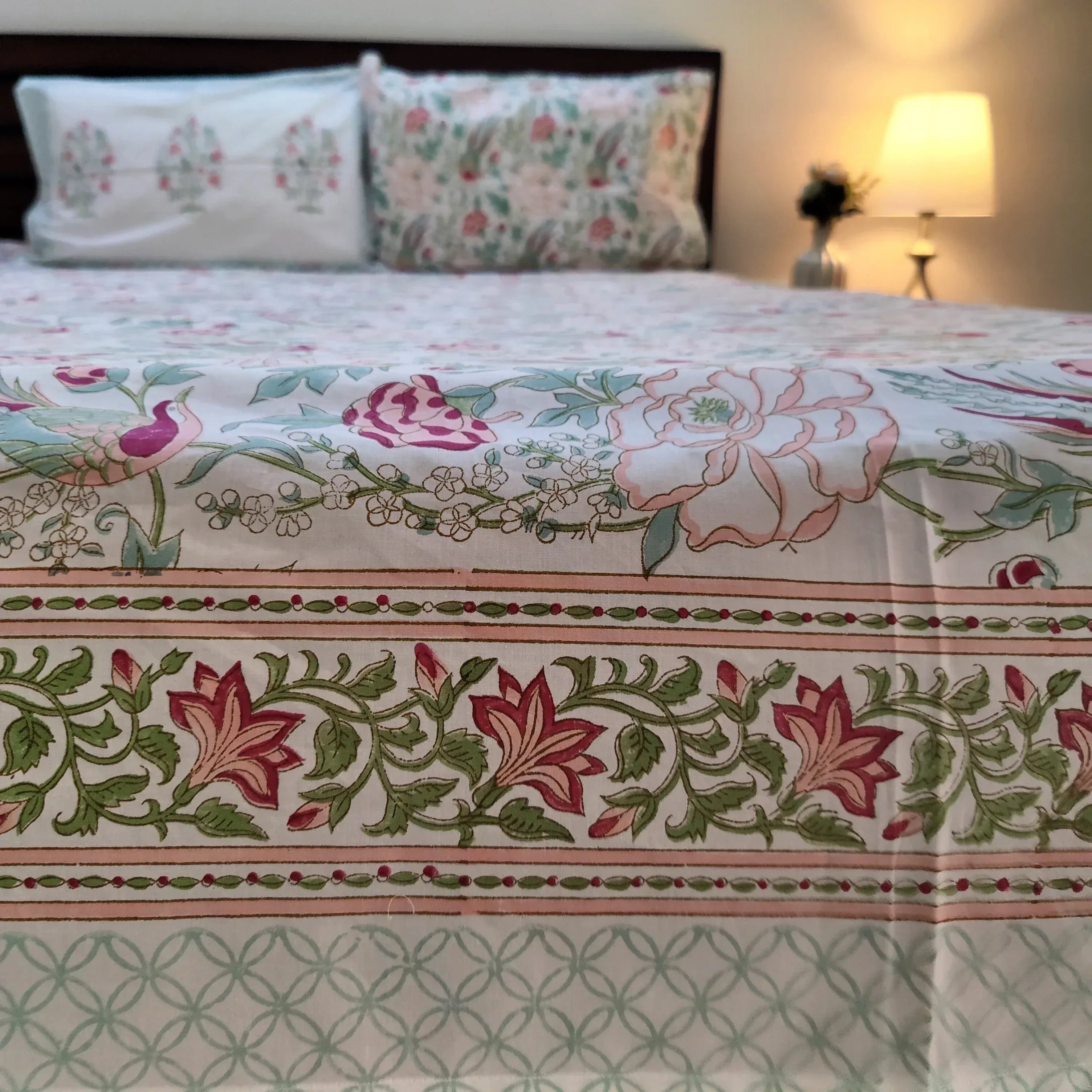 Maira Gulaab Bagh Bedsheet - HOUSE OF HARMAN