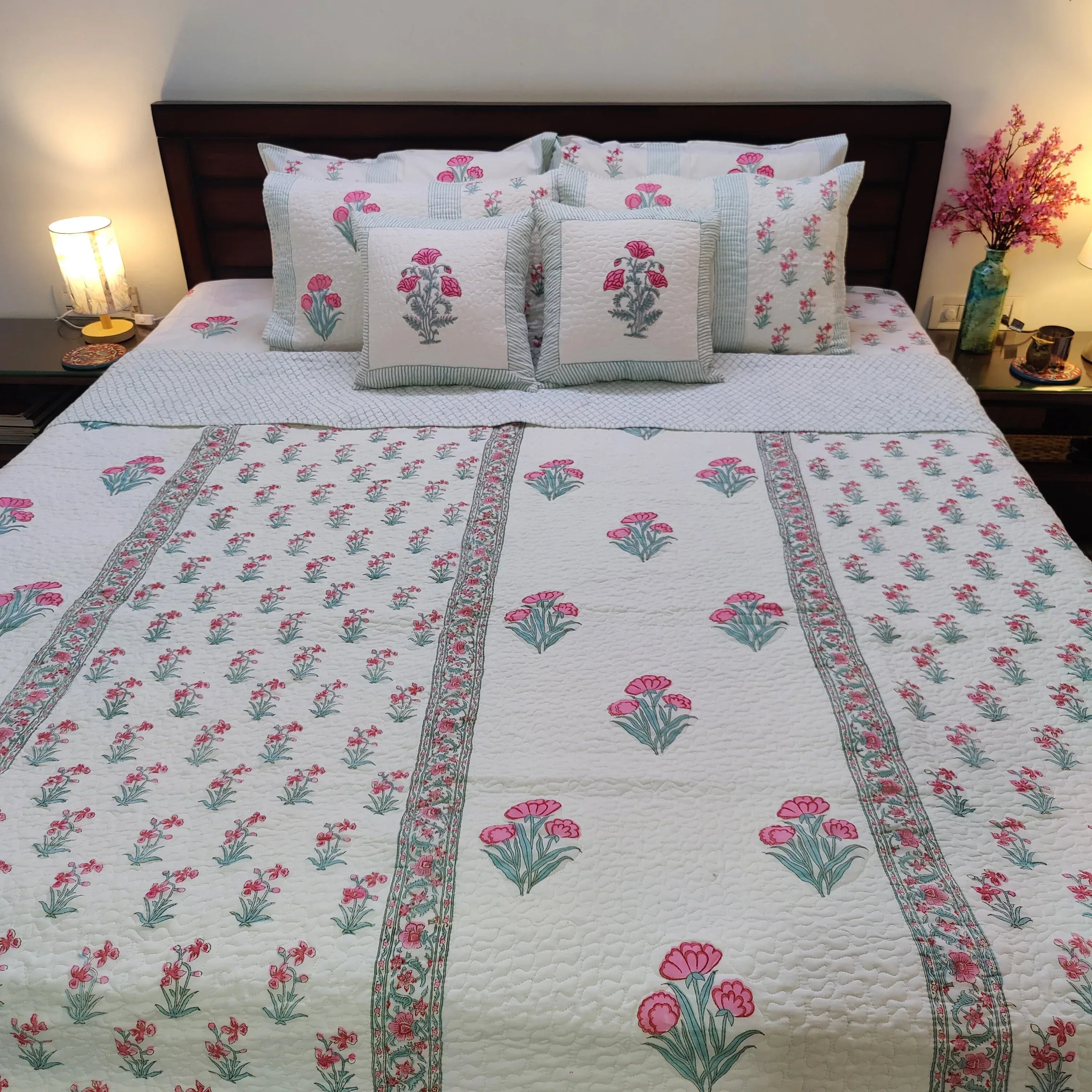 Pink Petal Dreams Bedcover - HOUSE OF HARMAN