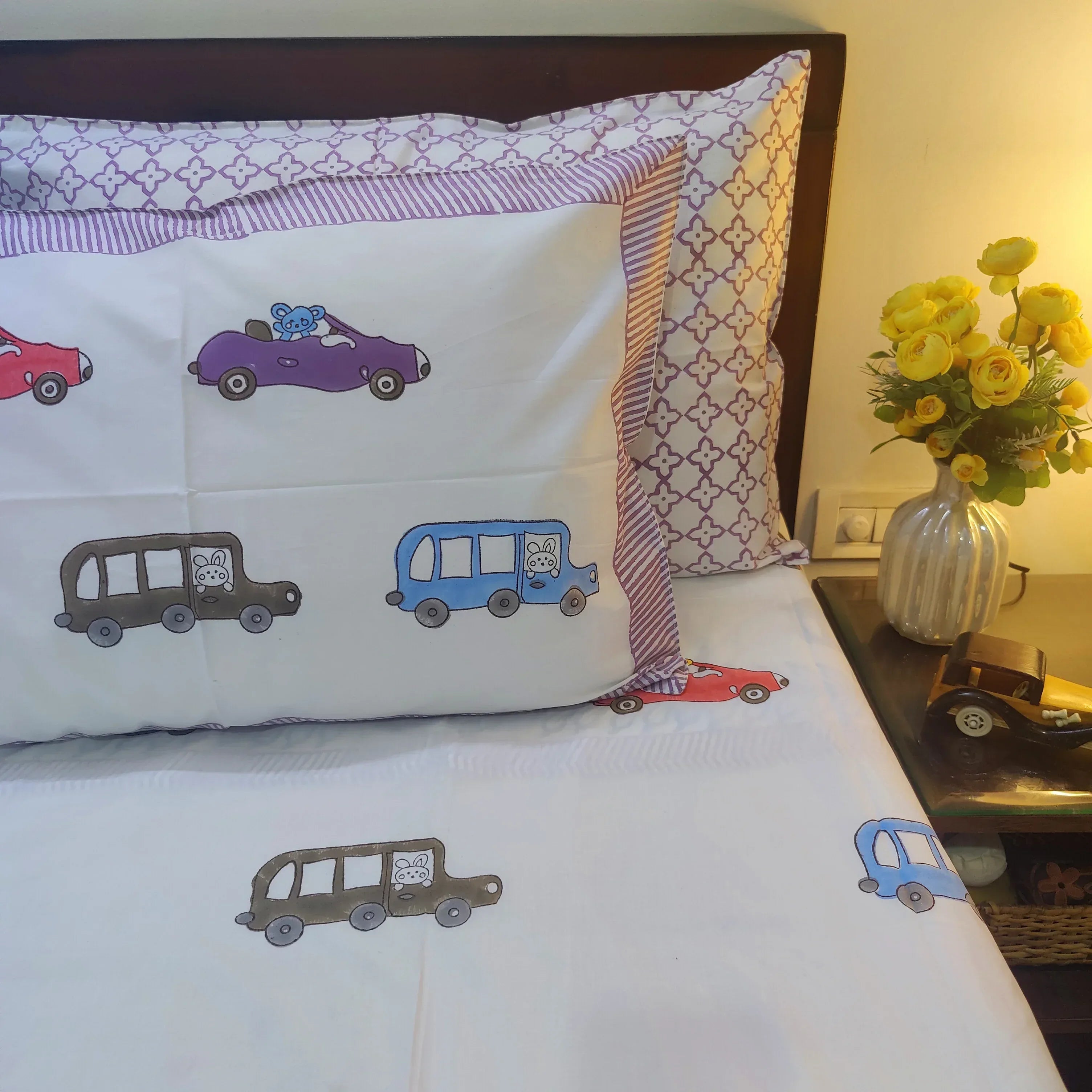 Tiny Traveler Drive Bedsheet - HOUSE OF HARMAN