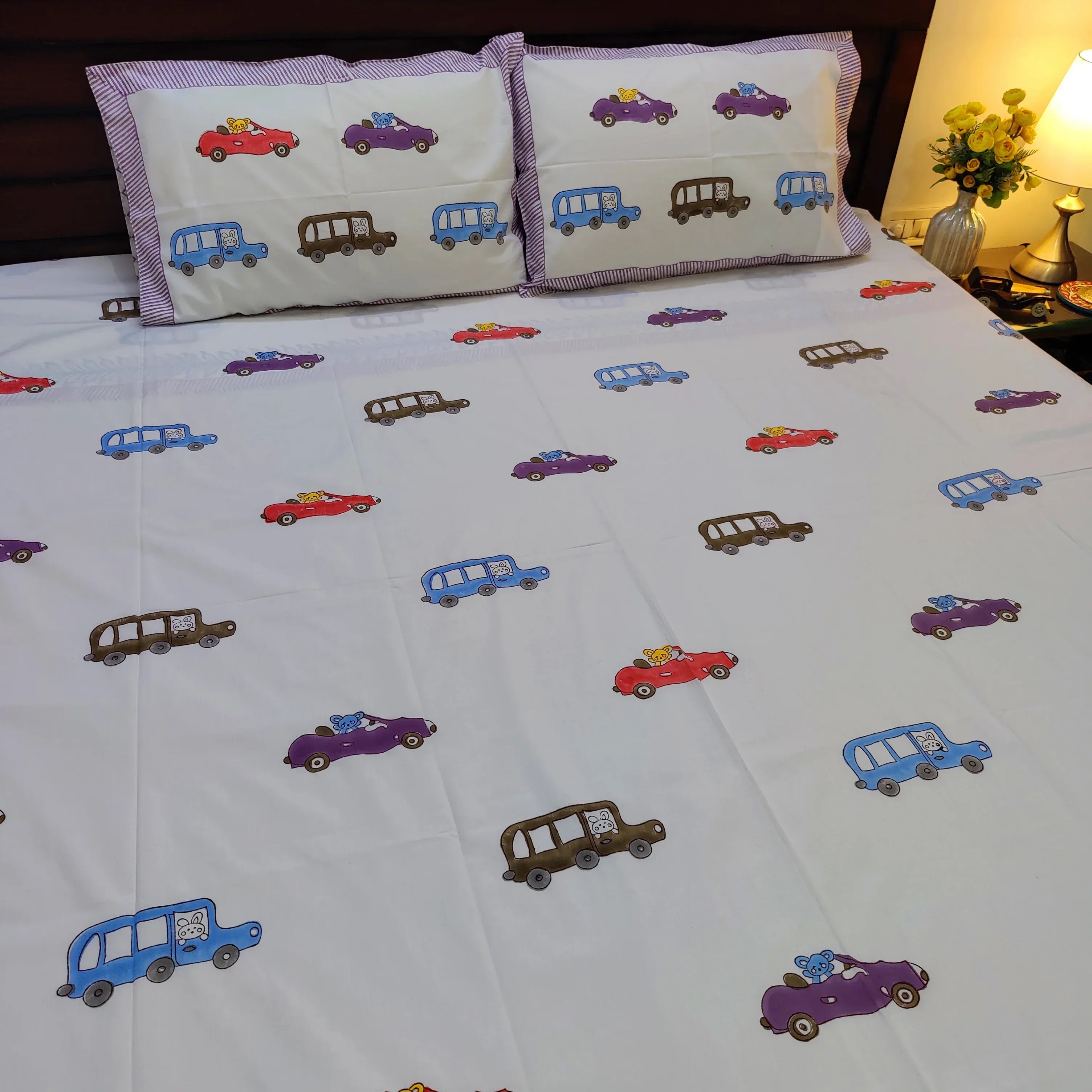 Tiny Traveler Drive Bedsheet - HOUSE OF HARMAN