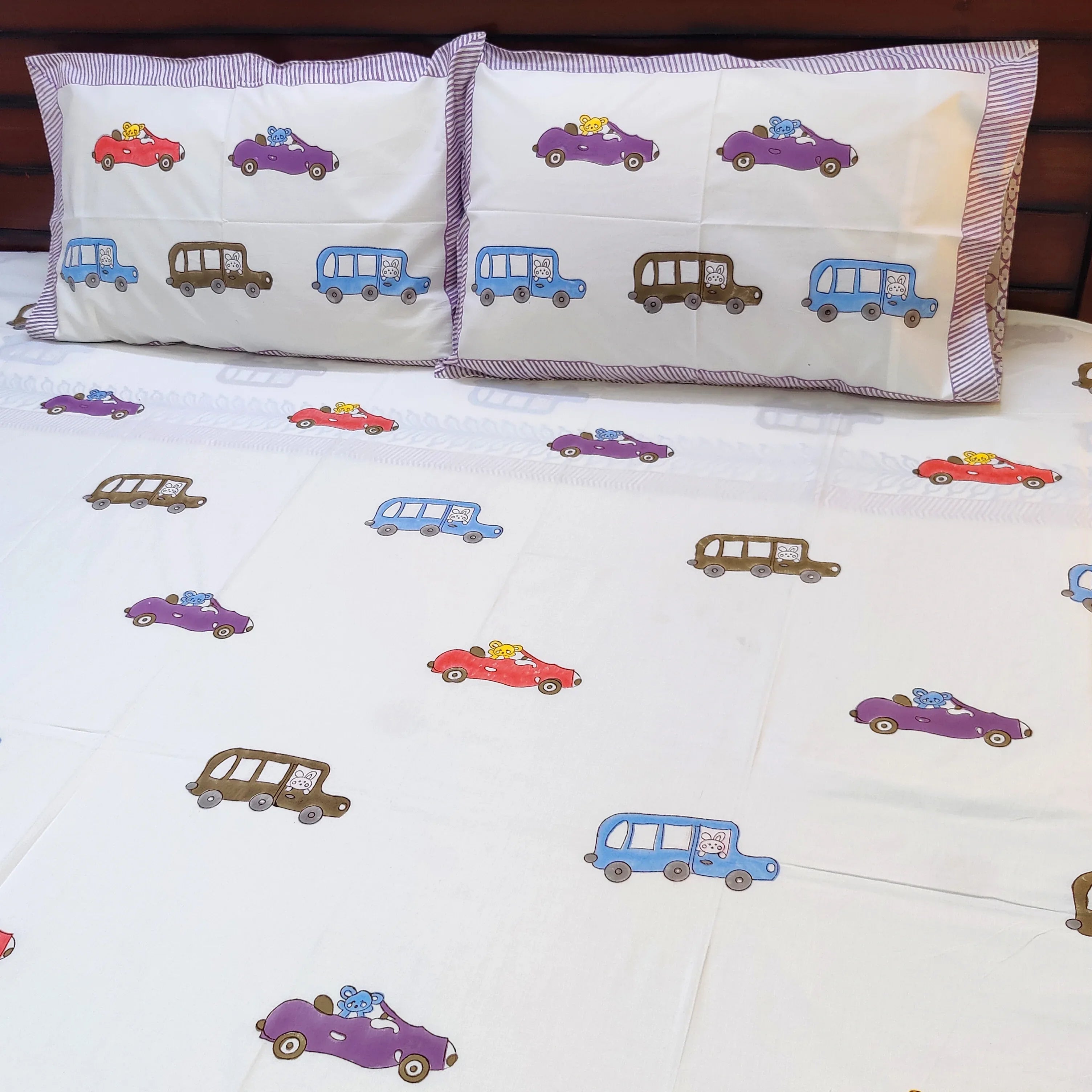 Tiny Traveler Drive Bedsheet - HOUSE OF HARMAN