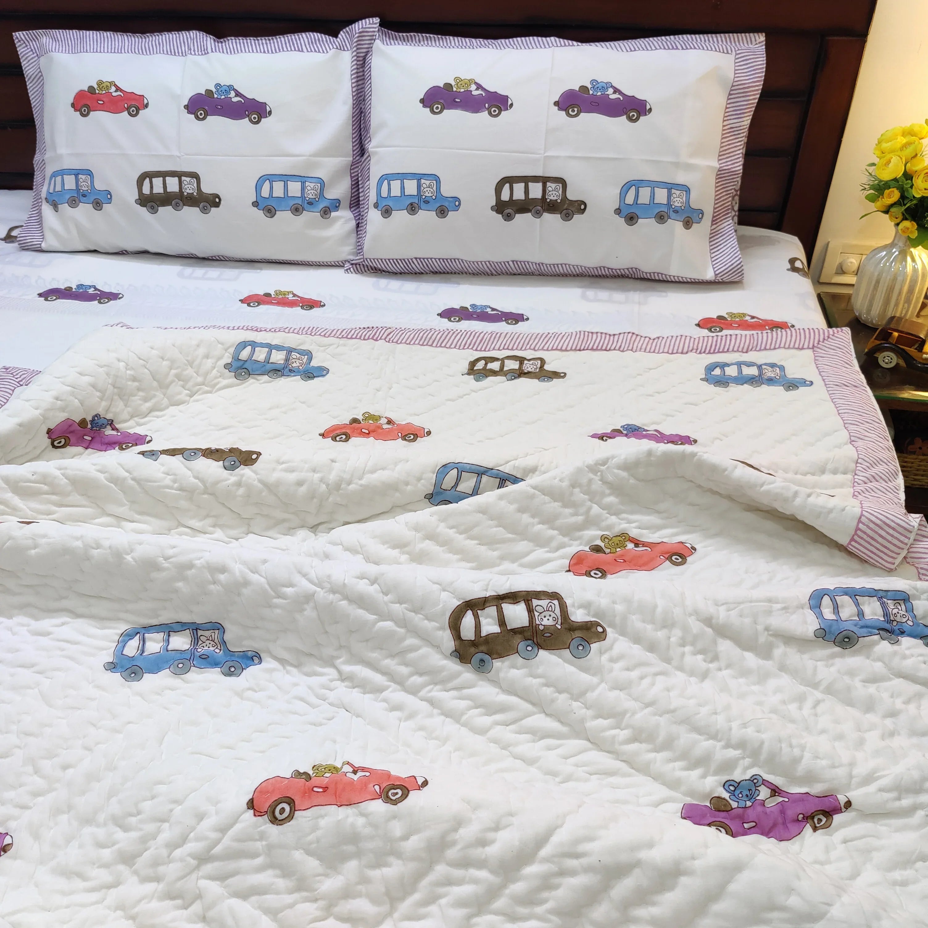 Tiny Traveler Drive Bedsheet - HOUSE OF HARMAN