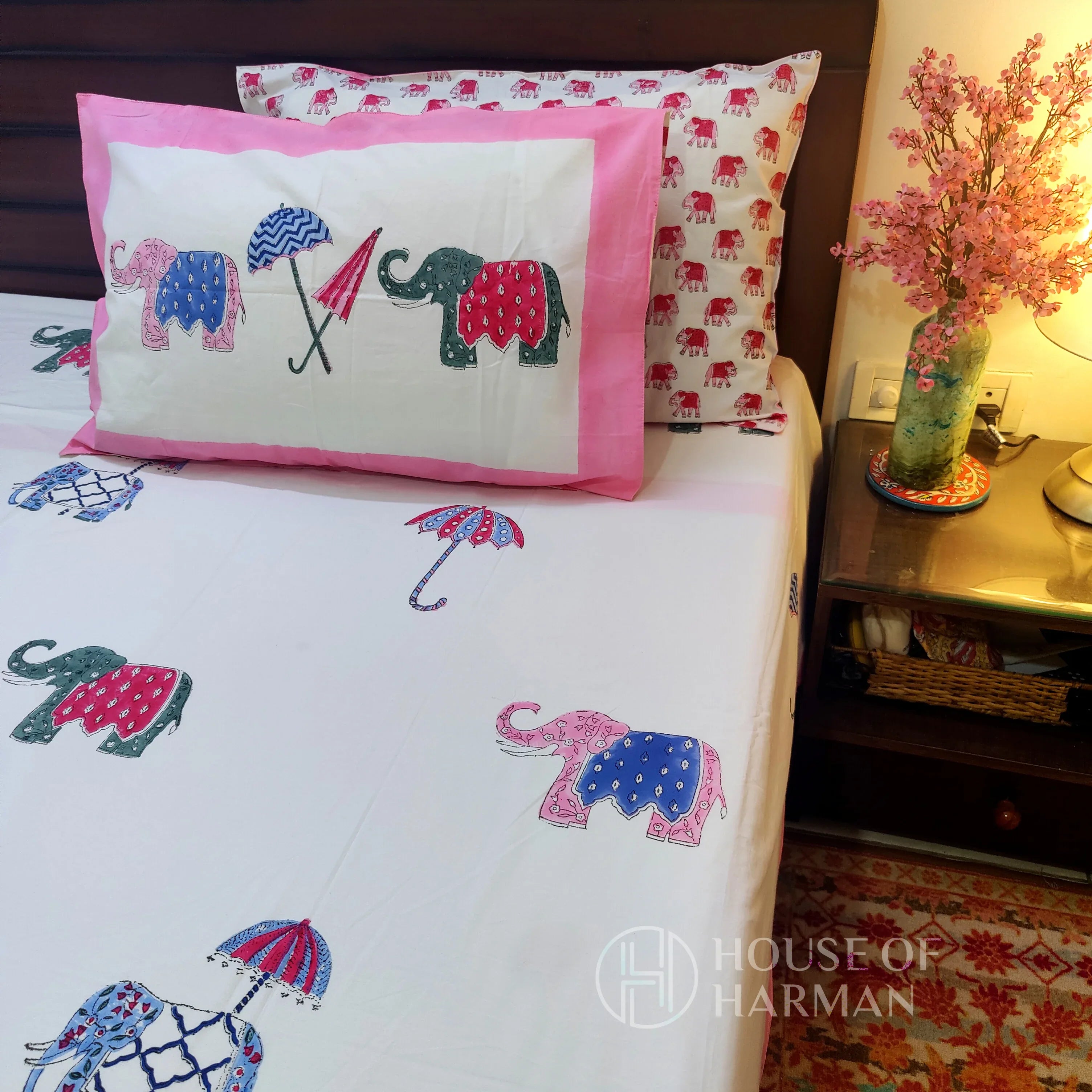 Monsoon Majesty Bedsheet - HOUSE OF HARMAN