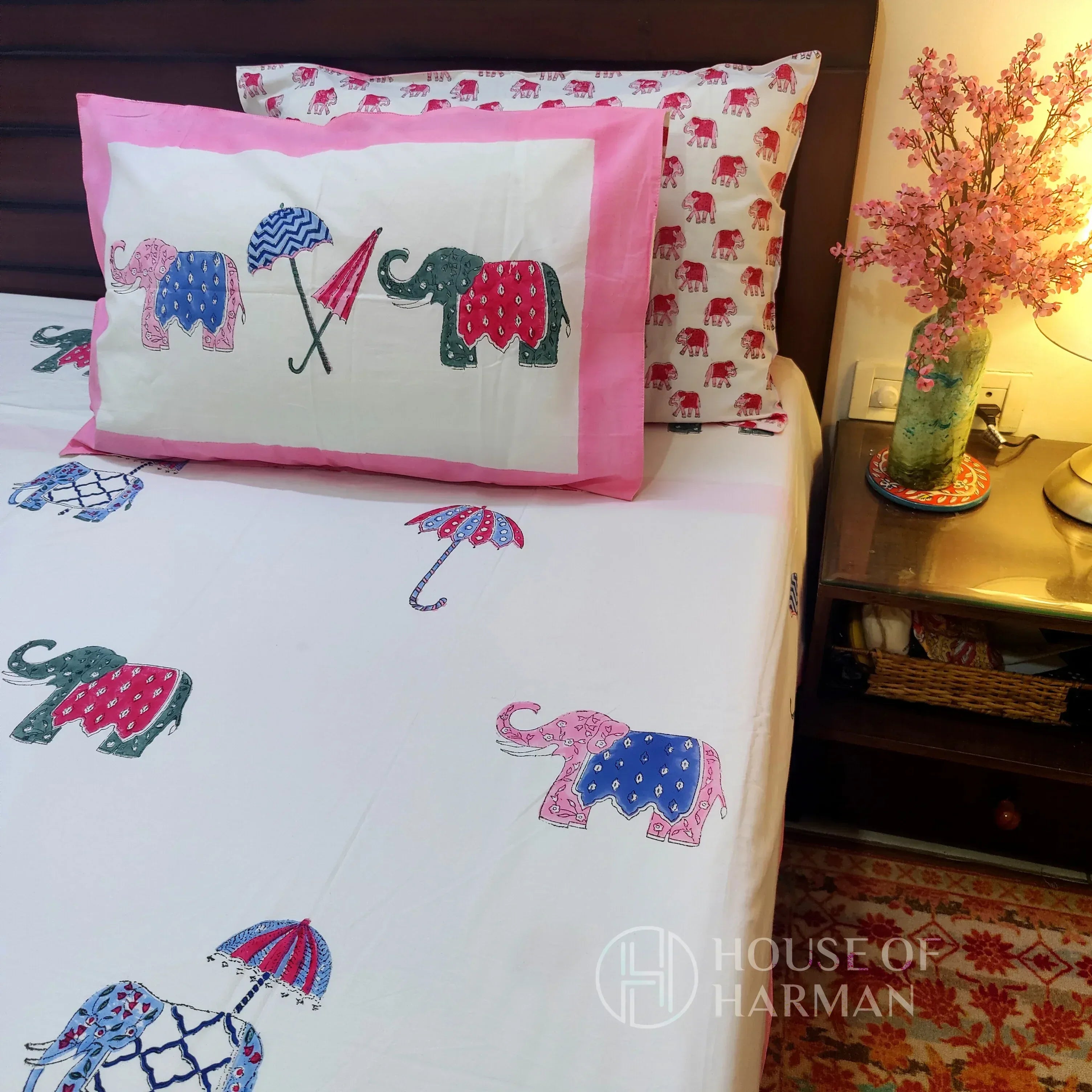 Monsoon Majesty Bedsheet - HOUSE OF HARMAN