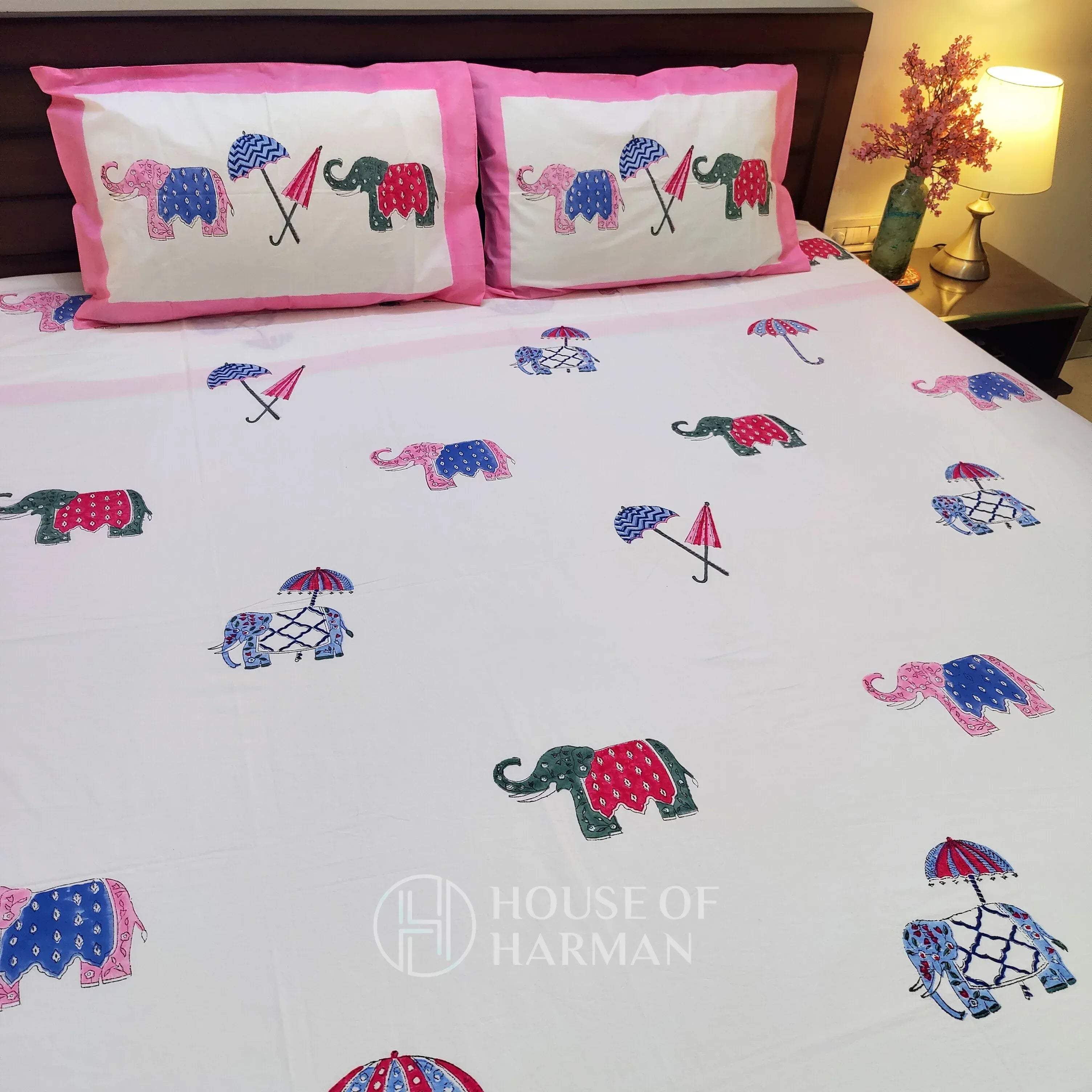 Monsoon Majesty Bedsheet - HOUSE OF HARMAN