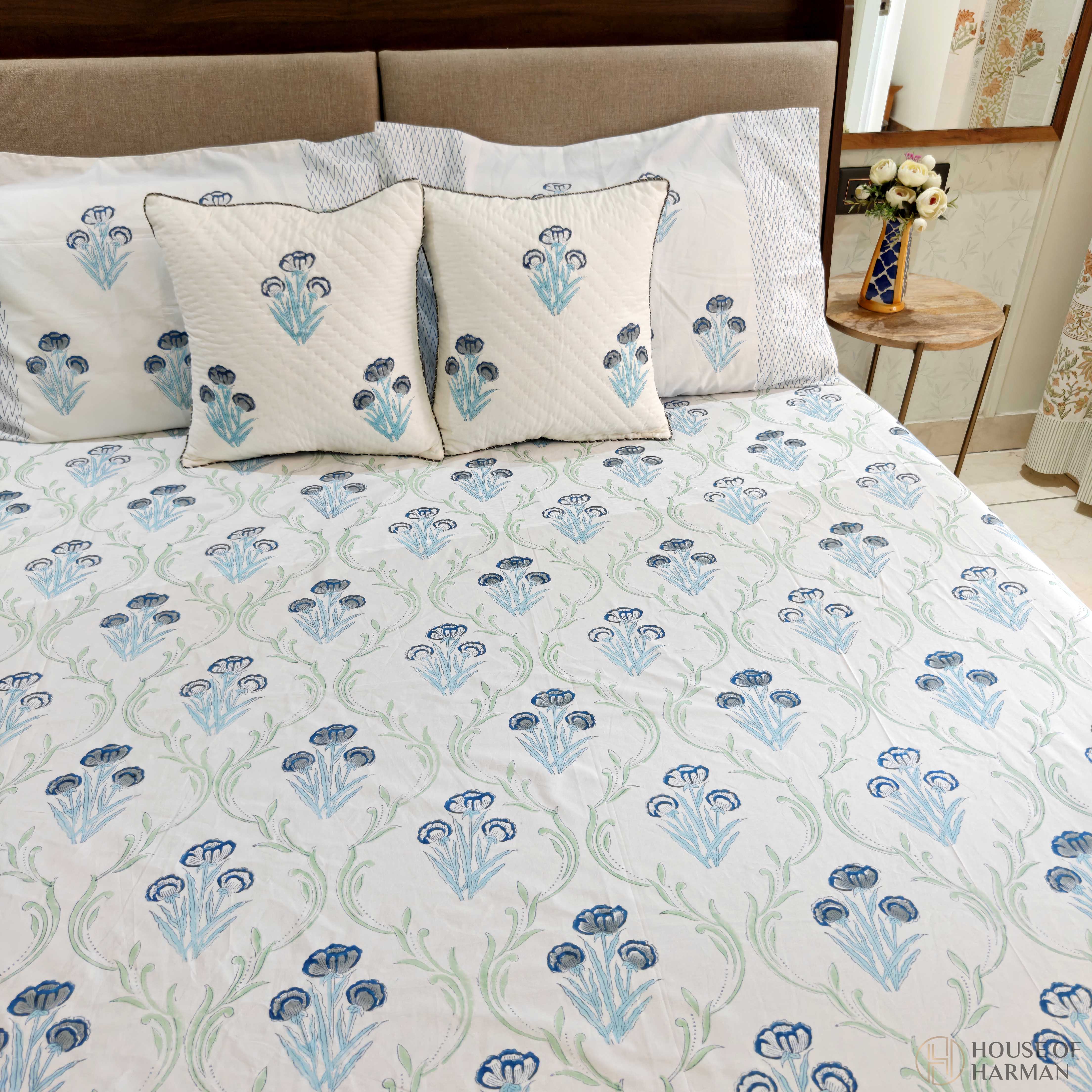Azure Dreams Bedsheet
