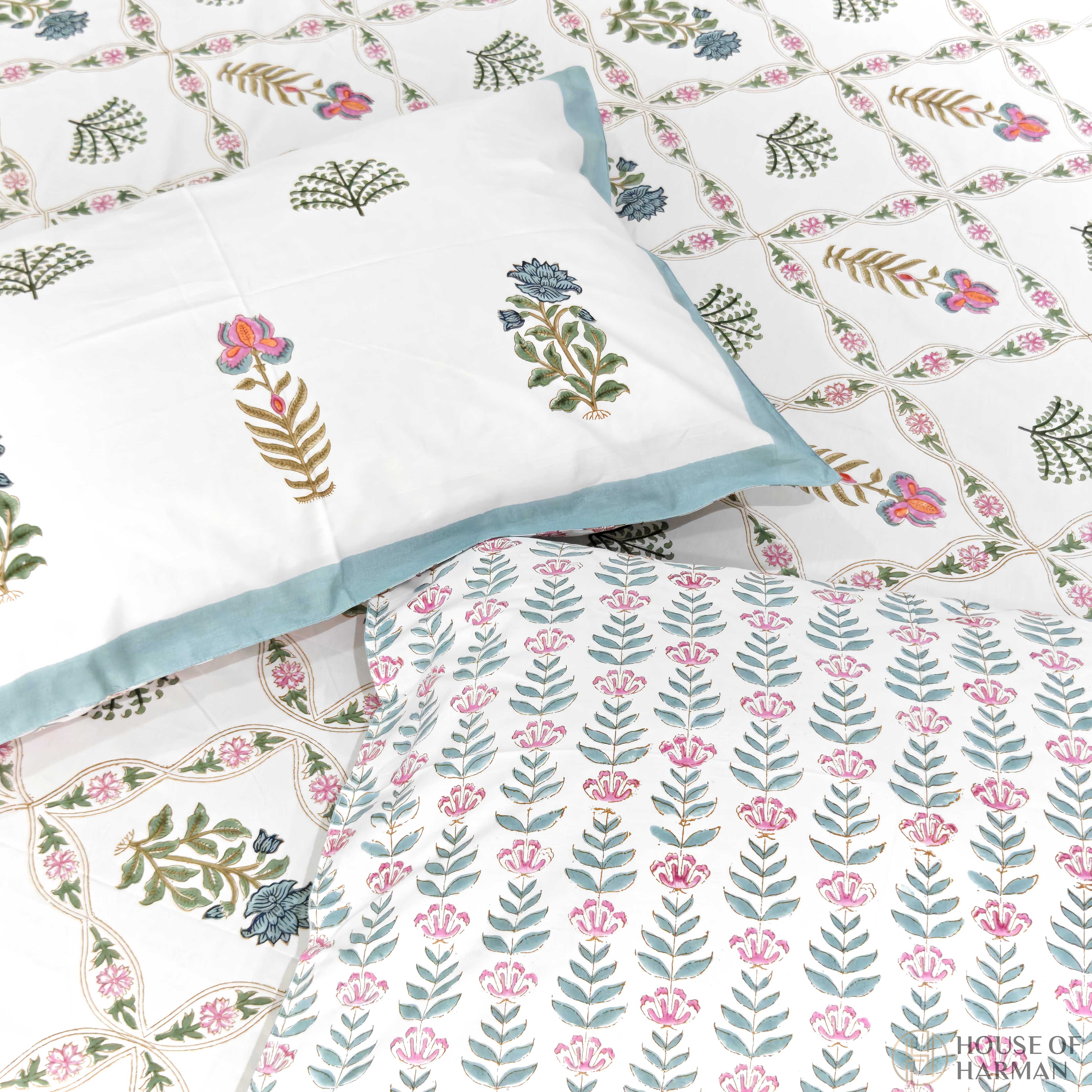 Blush Vine Harmony Bedsheet
