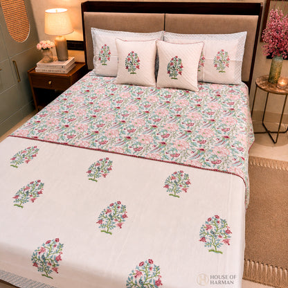 Maira Gulaab Bagh Bedsheet and Dohar