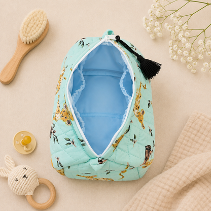 Multipurpose Pouches- Set of Three I Waterproof Lining I Four Mini Pockets Inside
