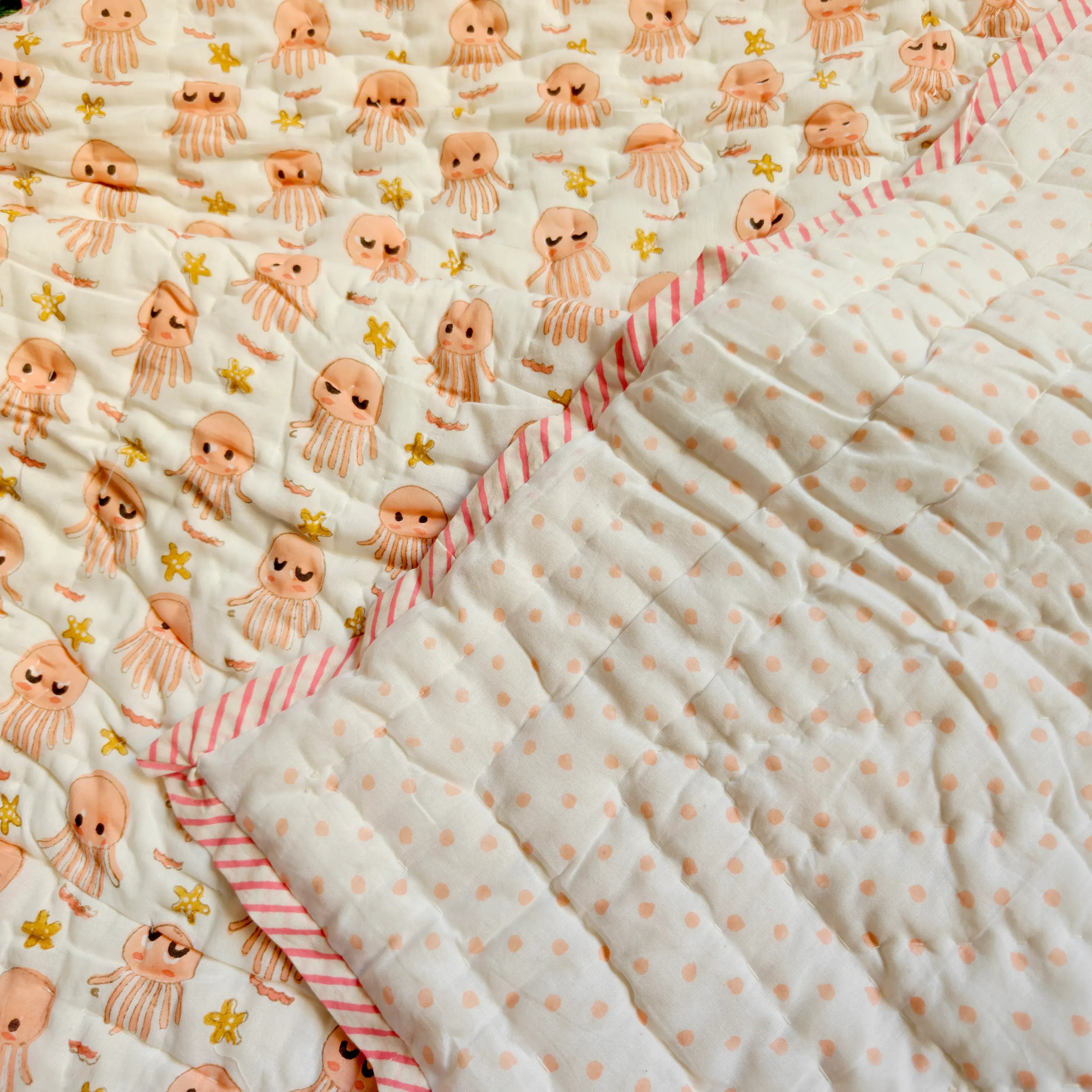 Happy Little Octos Baby Quilt