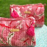 Multipurpose Pouches- Set of Three I Waterproof Lining I Four Mini Pockets Inside