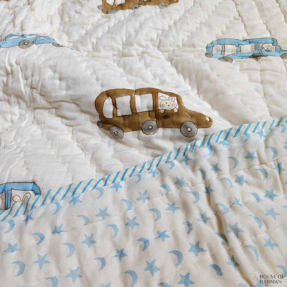 Tiny Traveler Drive Baby Quilt