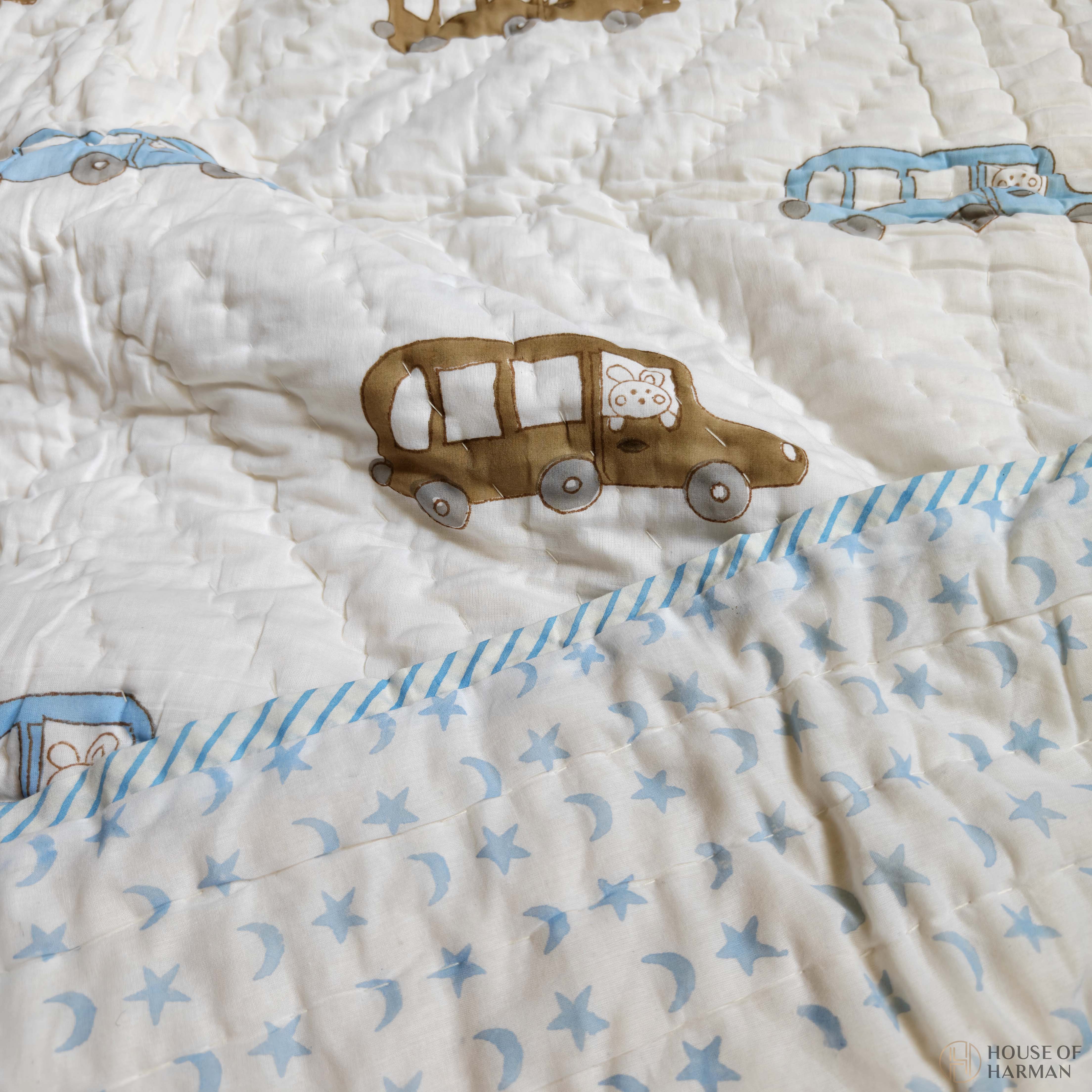 Tiny Traveler Drive Baby Quilt