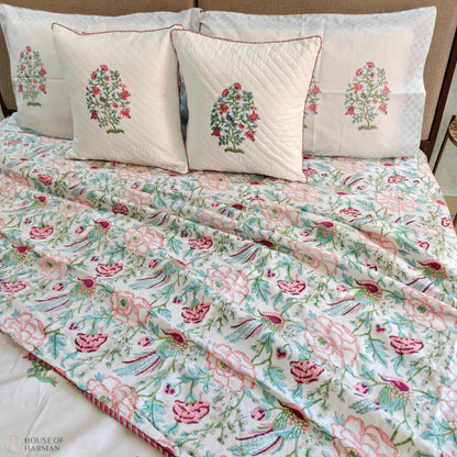Maira Gulaab Bagh Bedsheet and Dohar