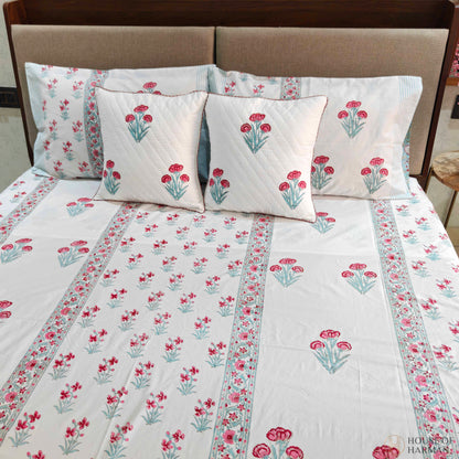 Pink Petal Dreams Bedsheet