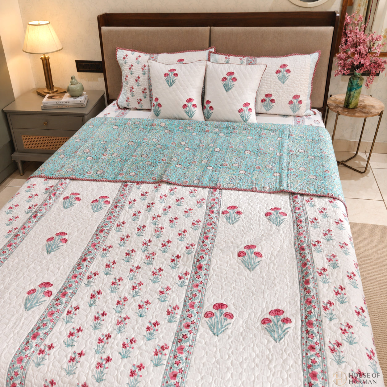 Pink Petal Dreams Bedcover