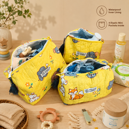 Set of Tote Bag and Multipurpose Pouches