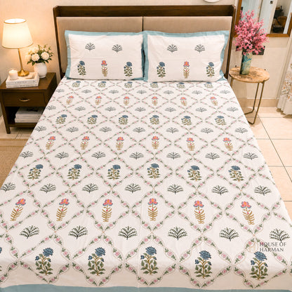 Blush Vine Harmony Bedsheet