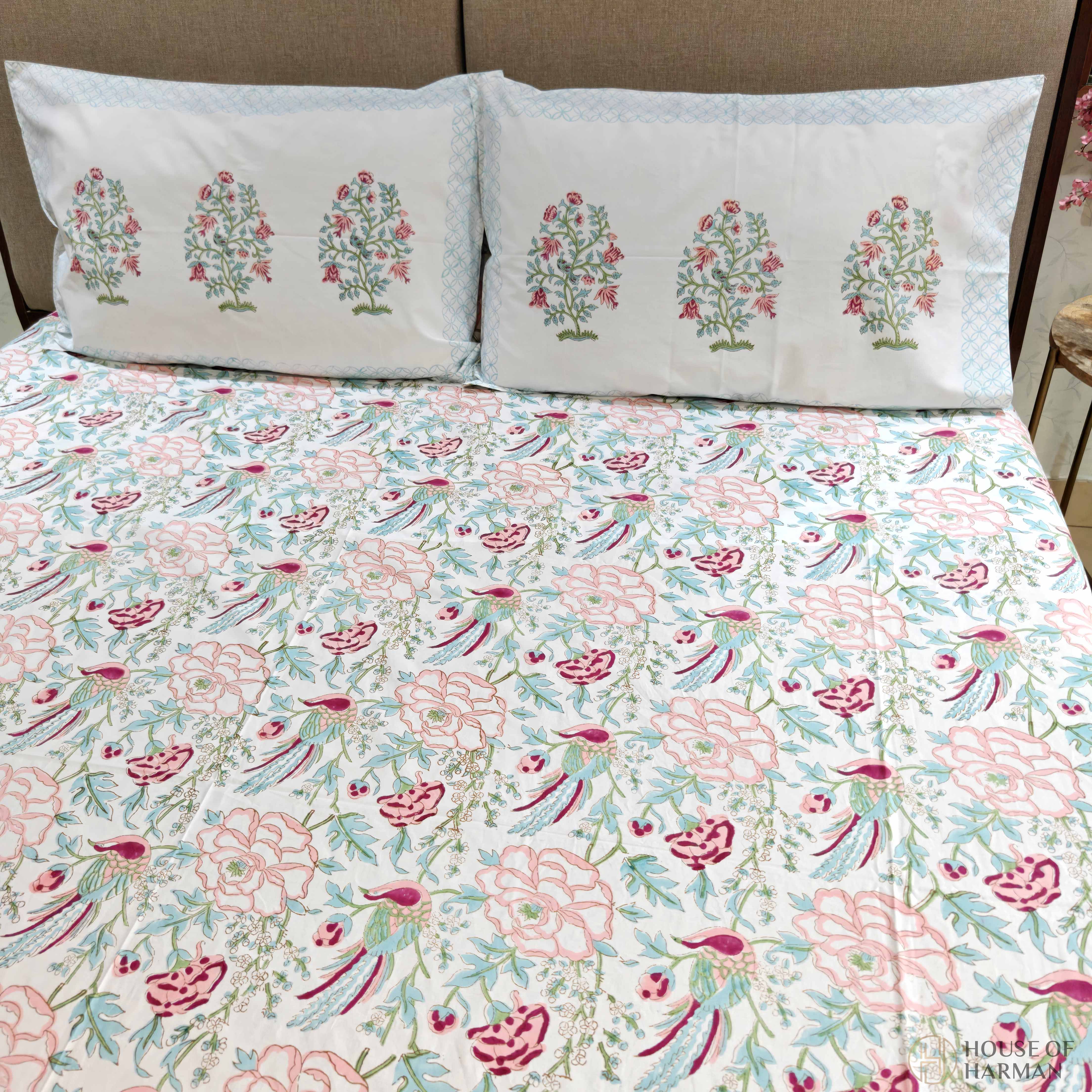 Maira Gulaab Bagh Bedsheet and Dohar