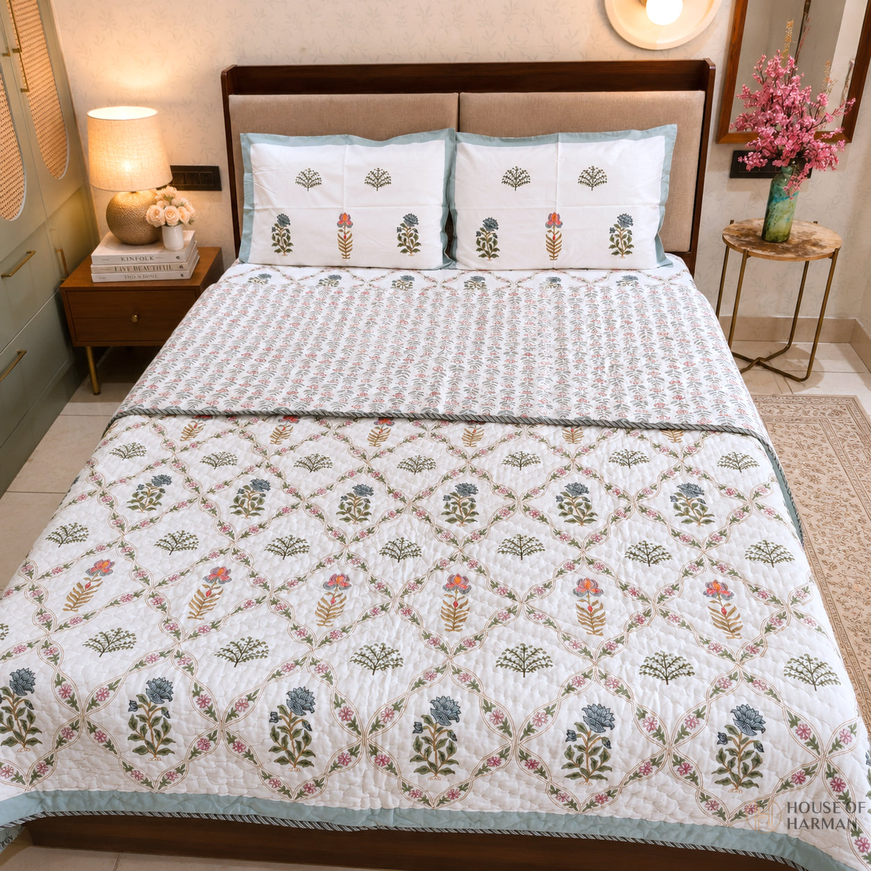 Blush Vine Harmony Quilt