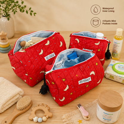 Set of Tote Bag and Multipurpose Pouches