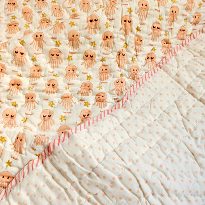 Happy Little Octos Baby Quilt