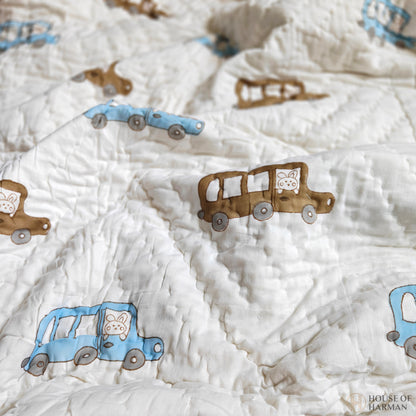 Tiny Traveler Drive Baby Quilt