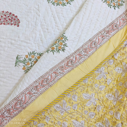 Spring Floral Canopy Quilt