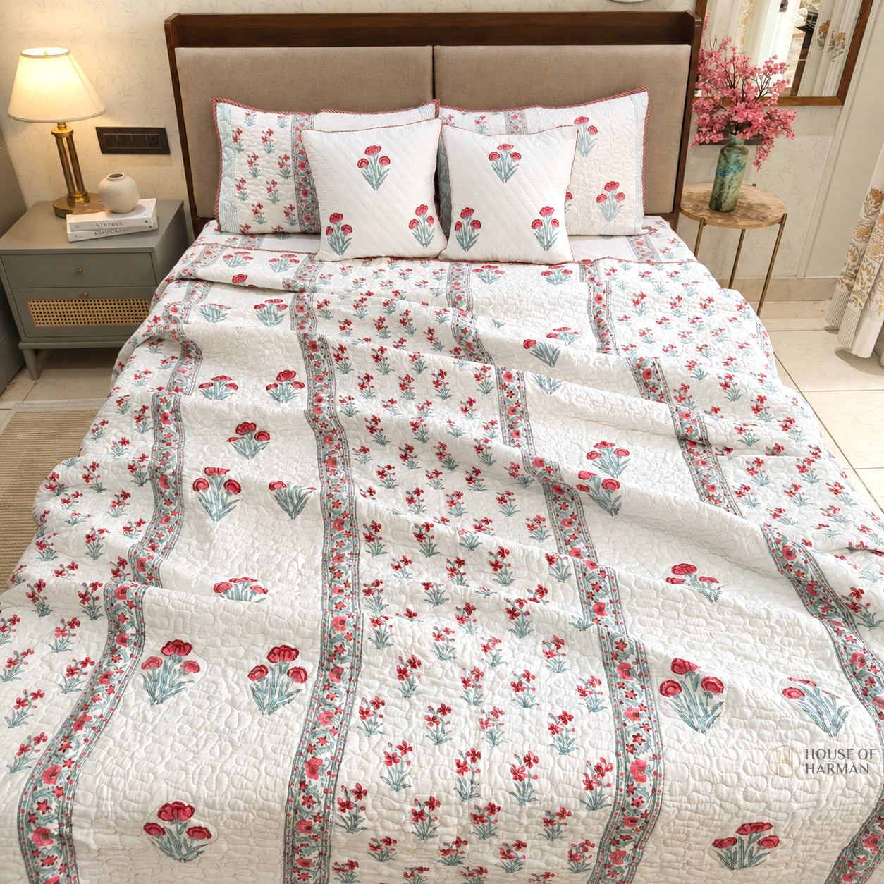 Pink Petal Dreams Bedcover