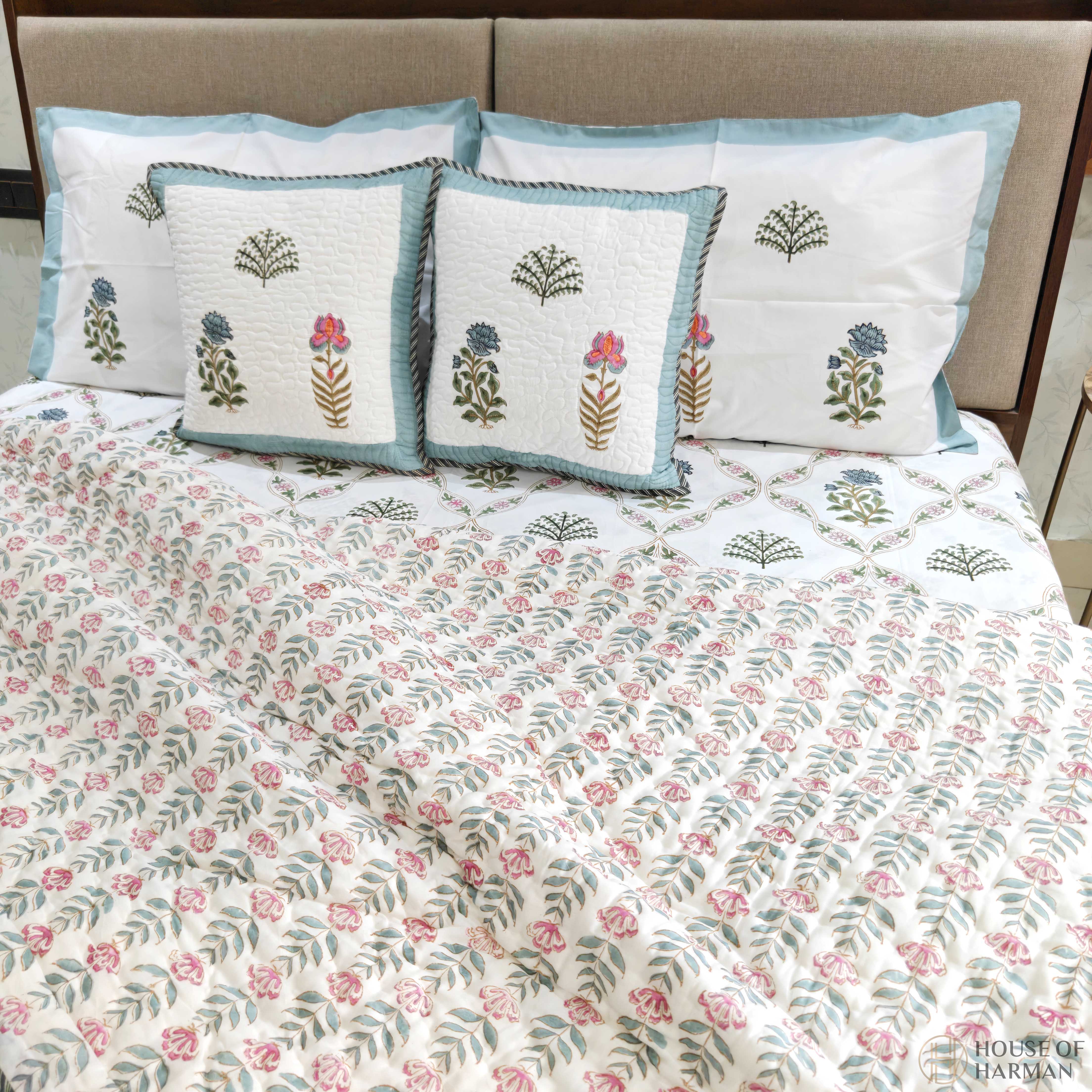 Blush Vine Harmony Quilt