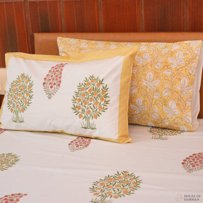 Spring Floral Canopy Bedsheet