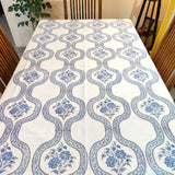 Sapphire Waves Table Cover