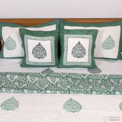 Emerald Spade Delight Bedcover