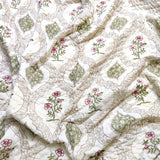 Jade Blossom Jaal Quilt