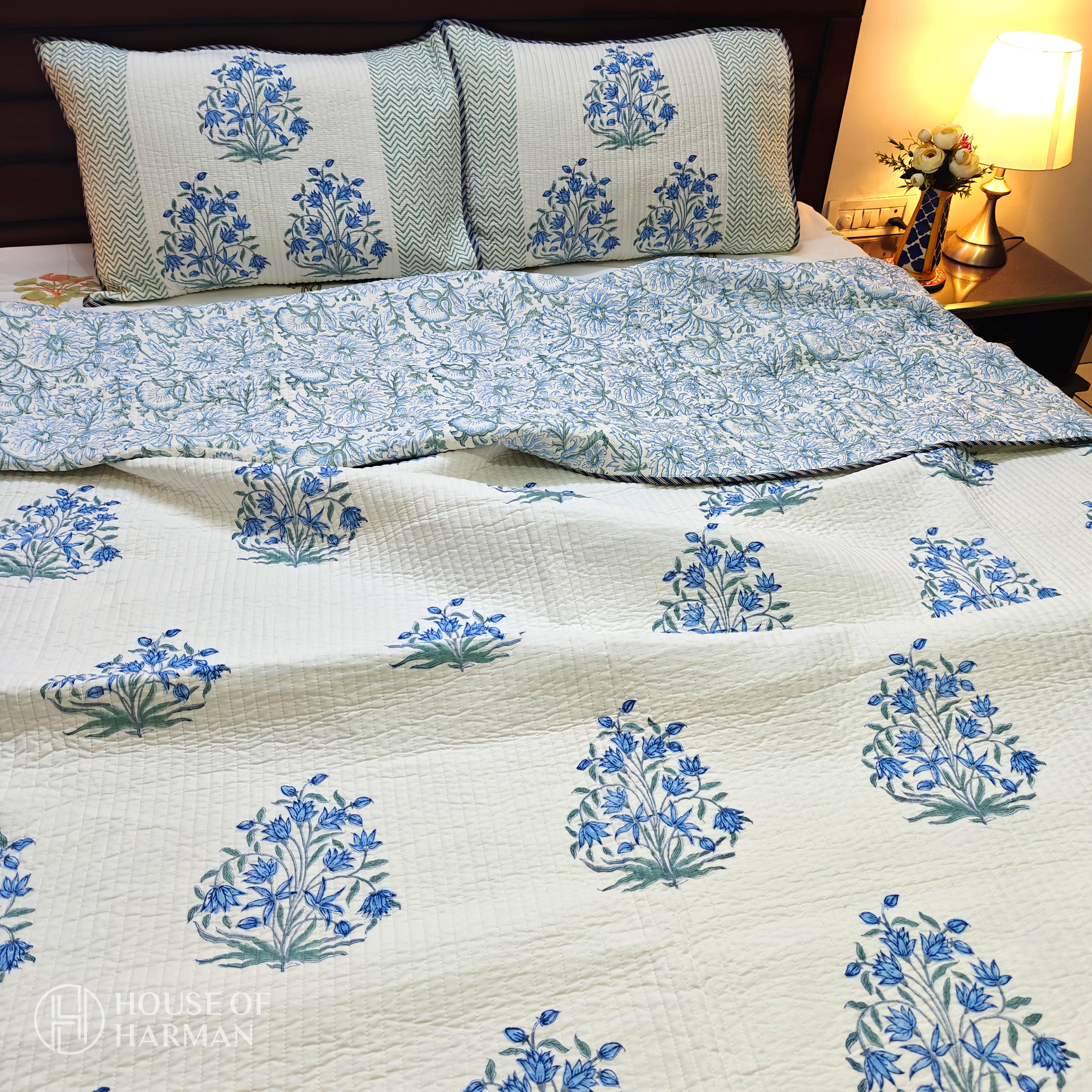 Bluebell Harmony Bedcover