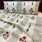 Flora Vista Harmony Bedsheet and Quilt