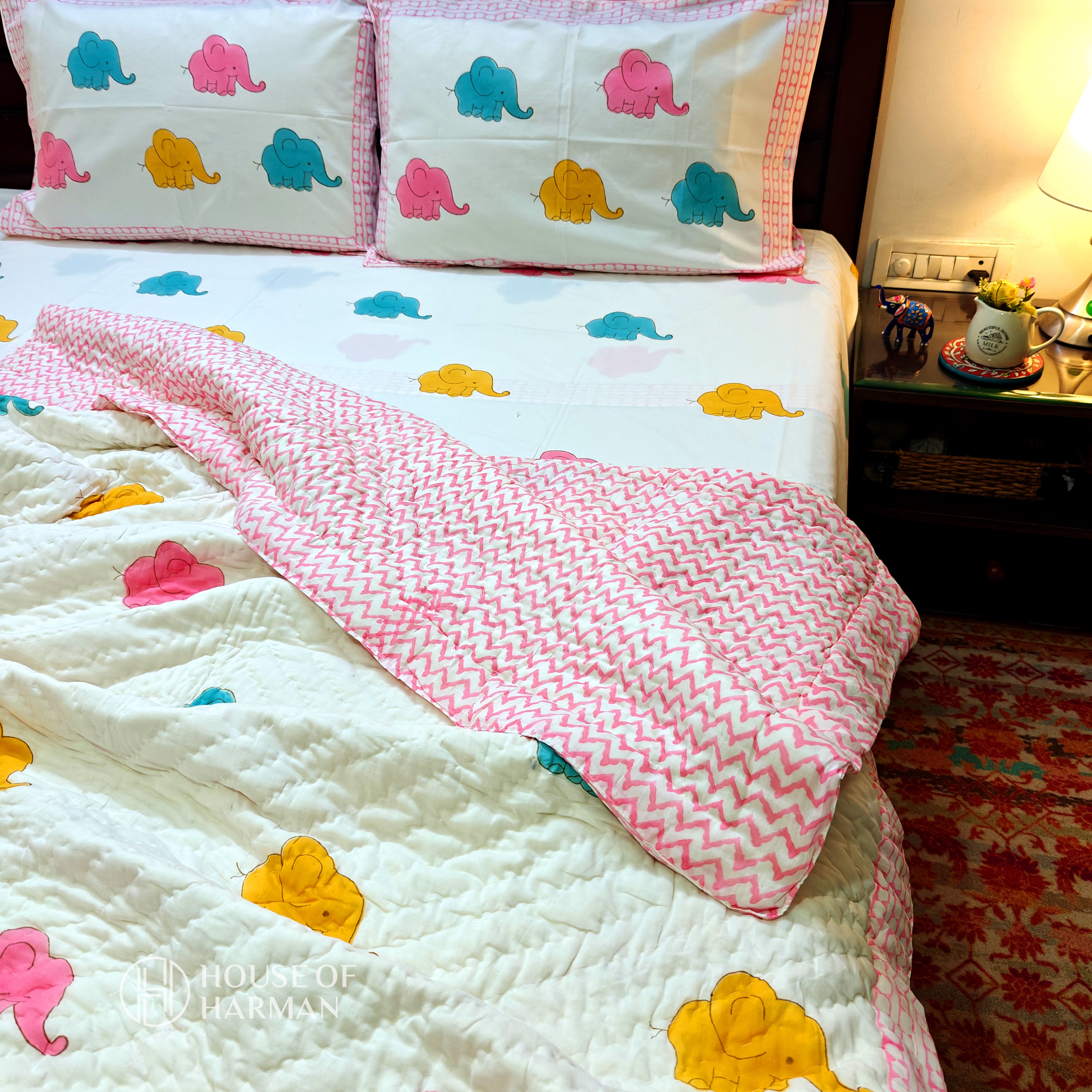 Playful Trunky Joys Quilt